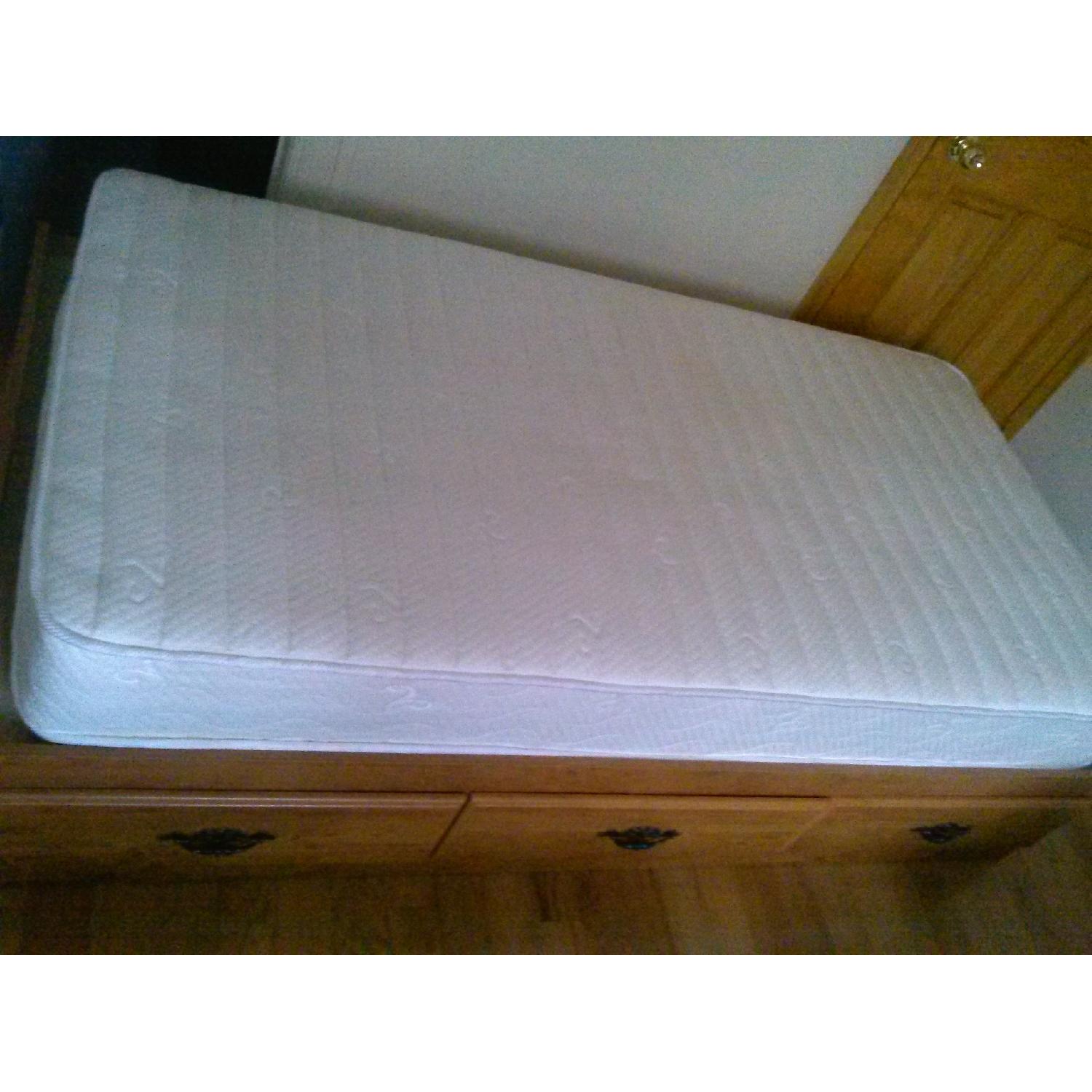 Prairie Collection Country Pine Finish Twin Storage Bed - image-3