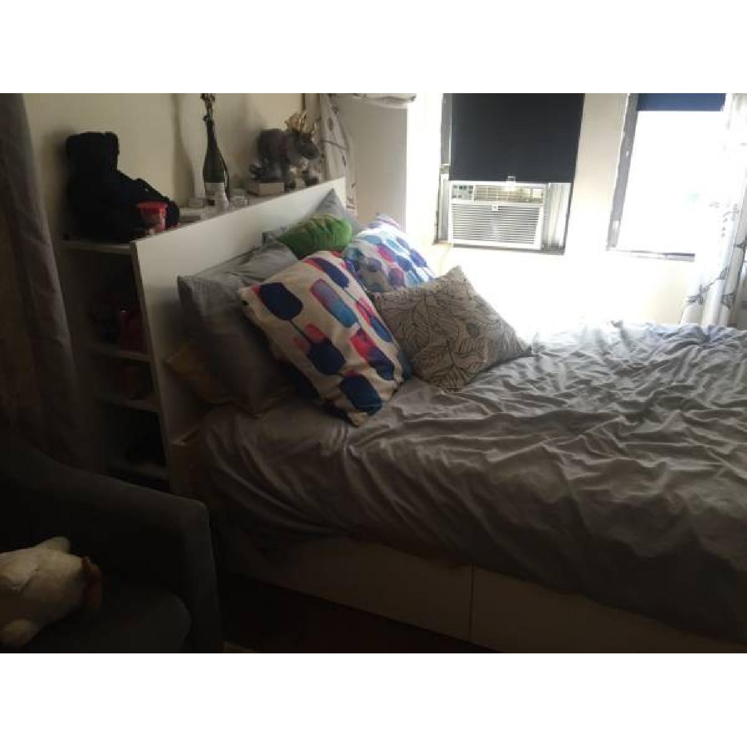 Ikea Brimnes Full Size Bed Frame w/ Storage - image-1