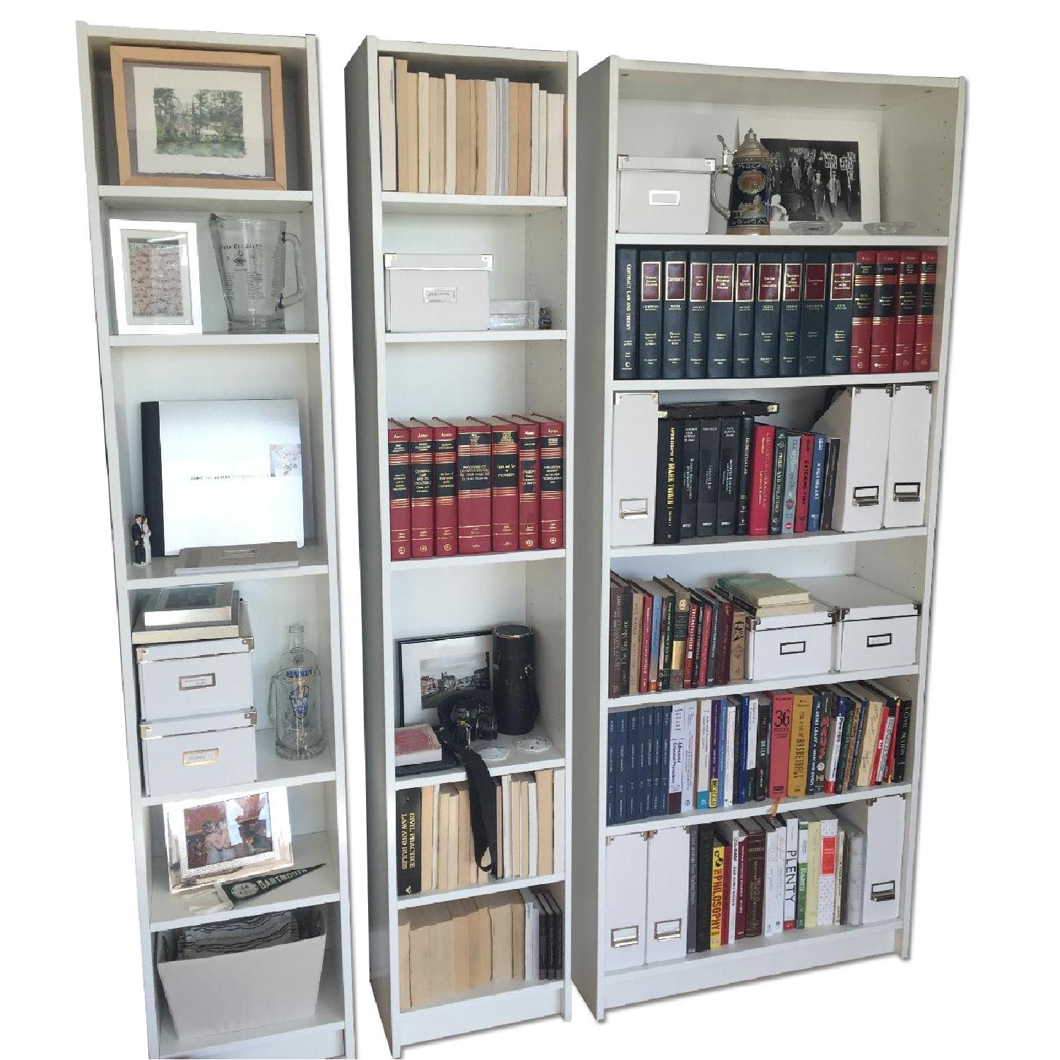 Ikea Billy Bookcases Set of 3 AptDeco