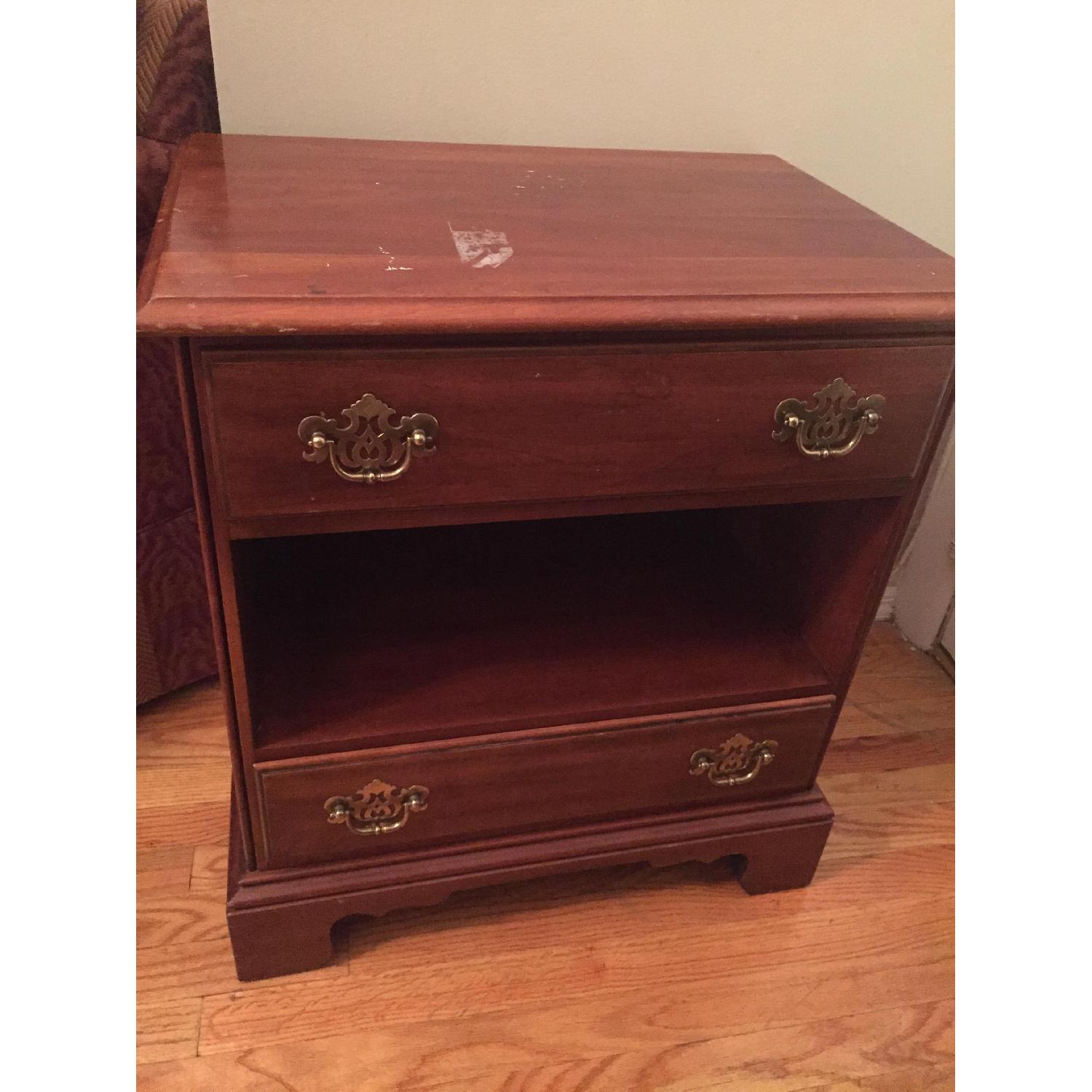 Statton Solid Cherry Side Table - image-3