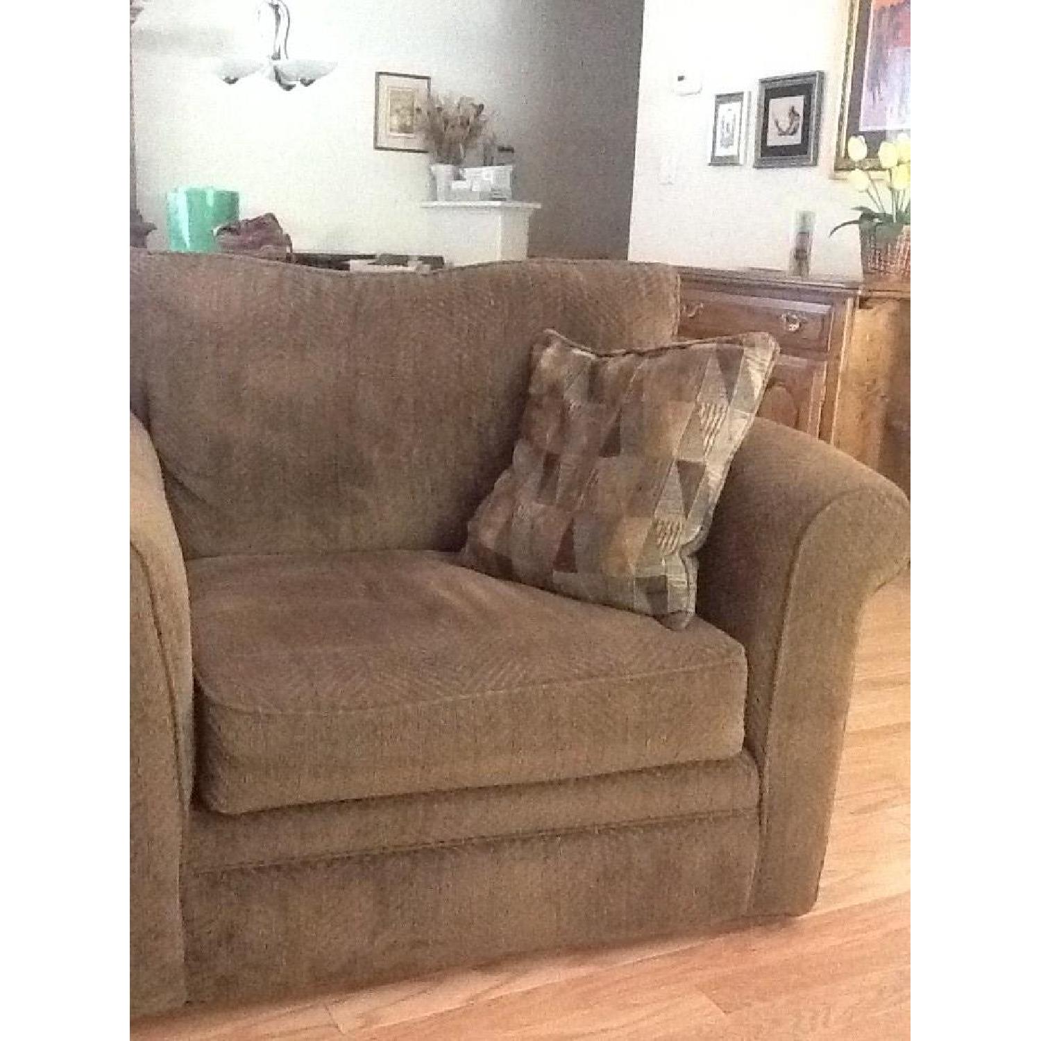Allen White Sofa + Chair - image-1