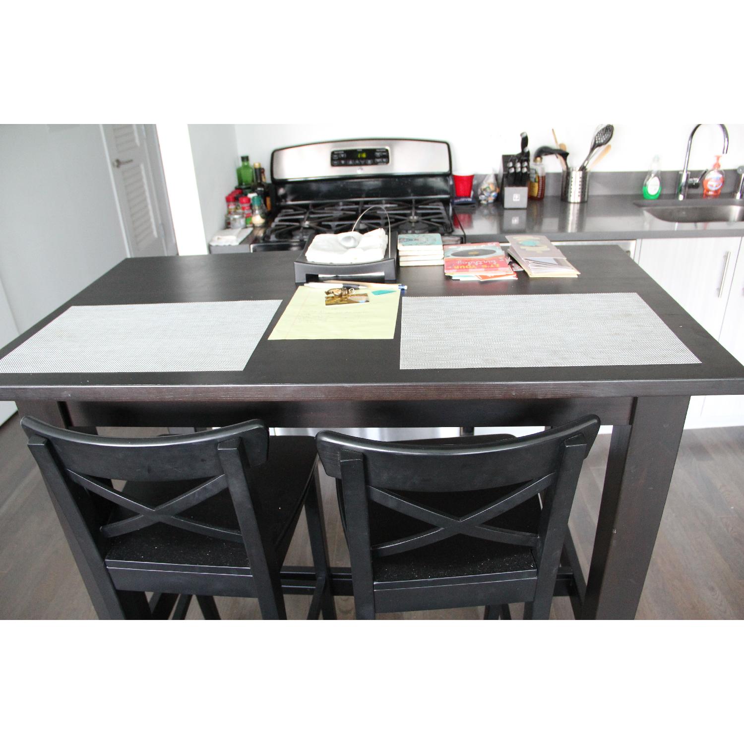 Ikea Stornas Tall Table w/ 2 Ingolf Chairs AptDeco