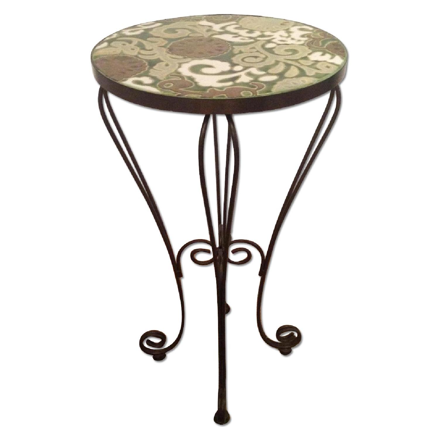 Pier 1 Mosaic Side Table Aptdeco