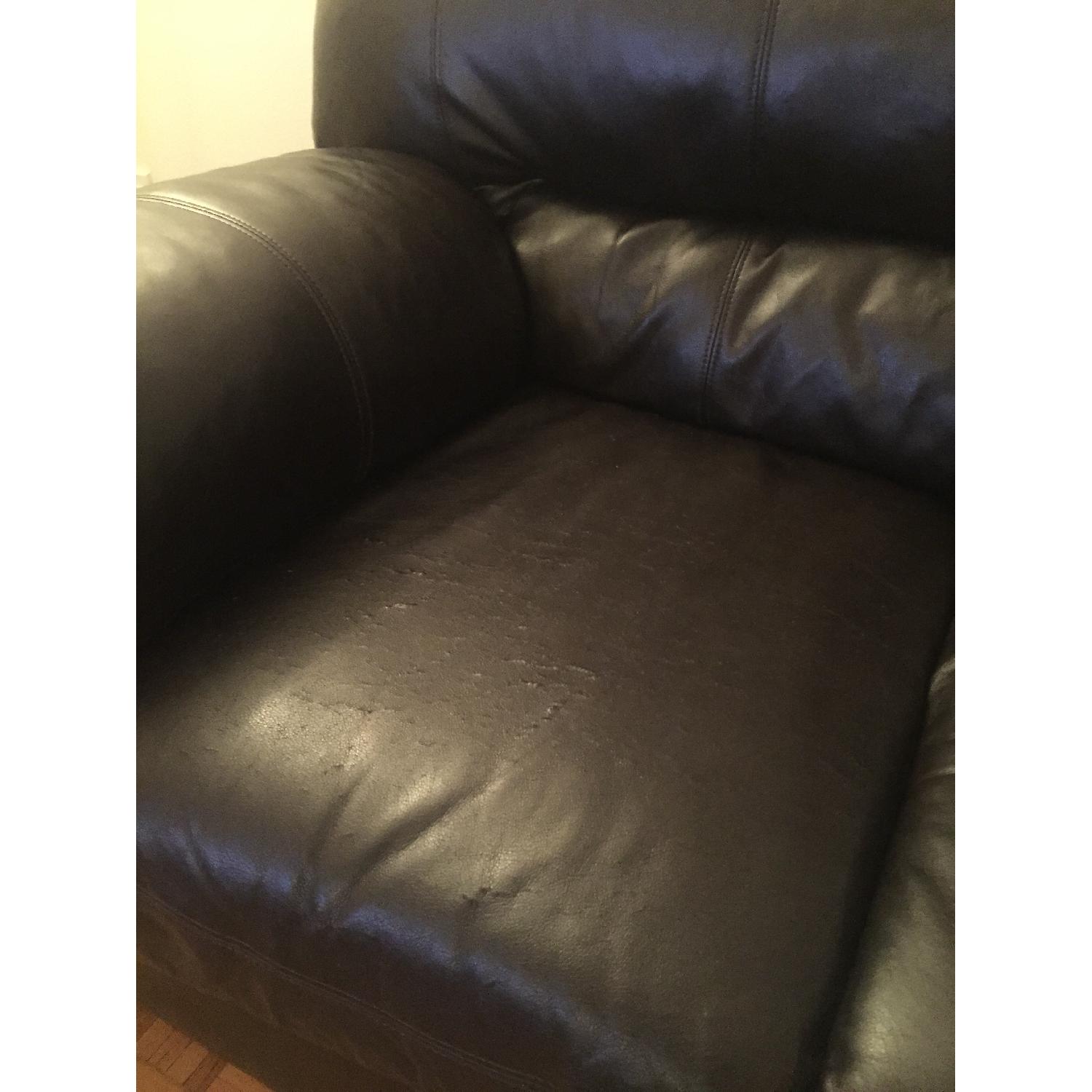 Three Seat Leather Couch - image-4