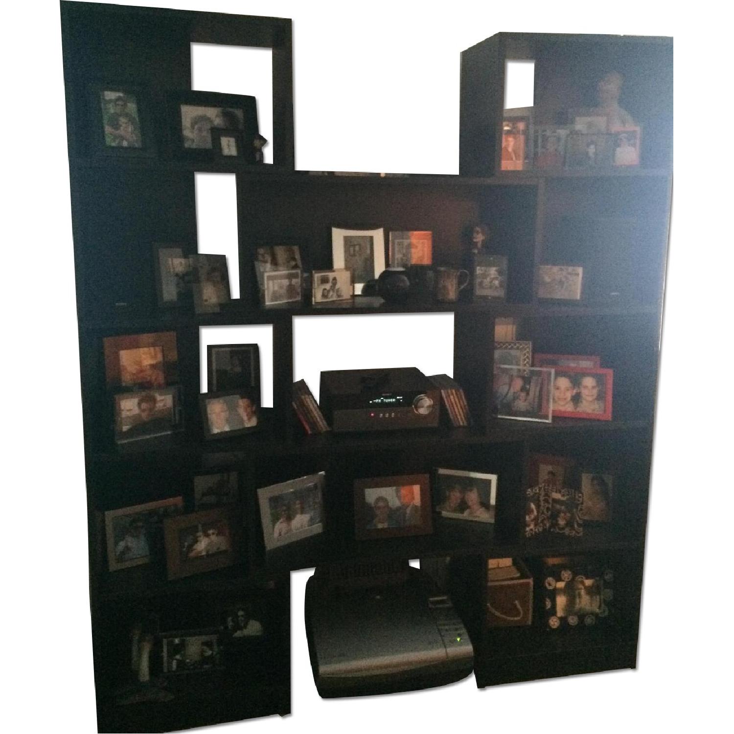 Crate & Barrel Puzzle Bookcase - image-0