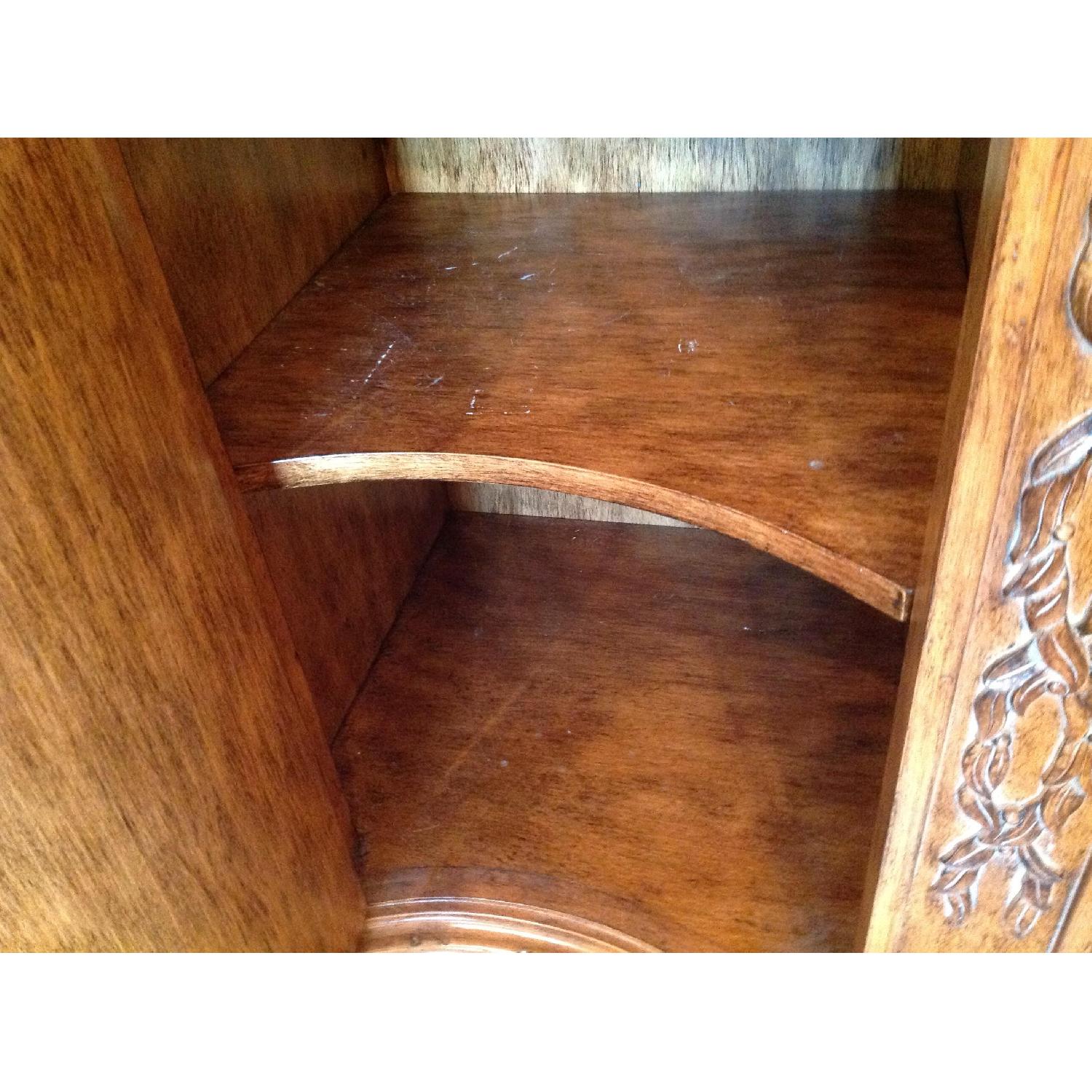Custom Wood Credenza w/ Marble Top - image-5