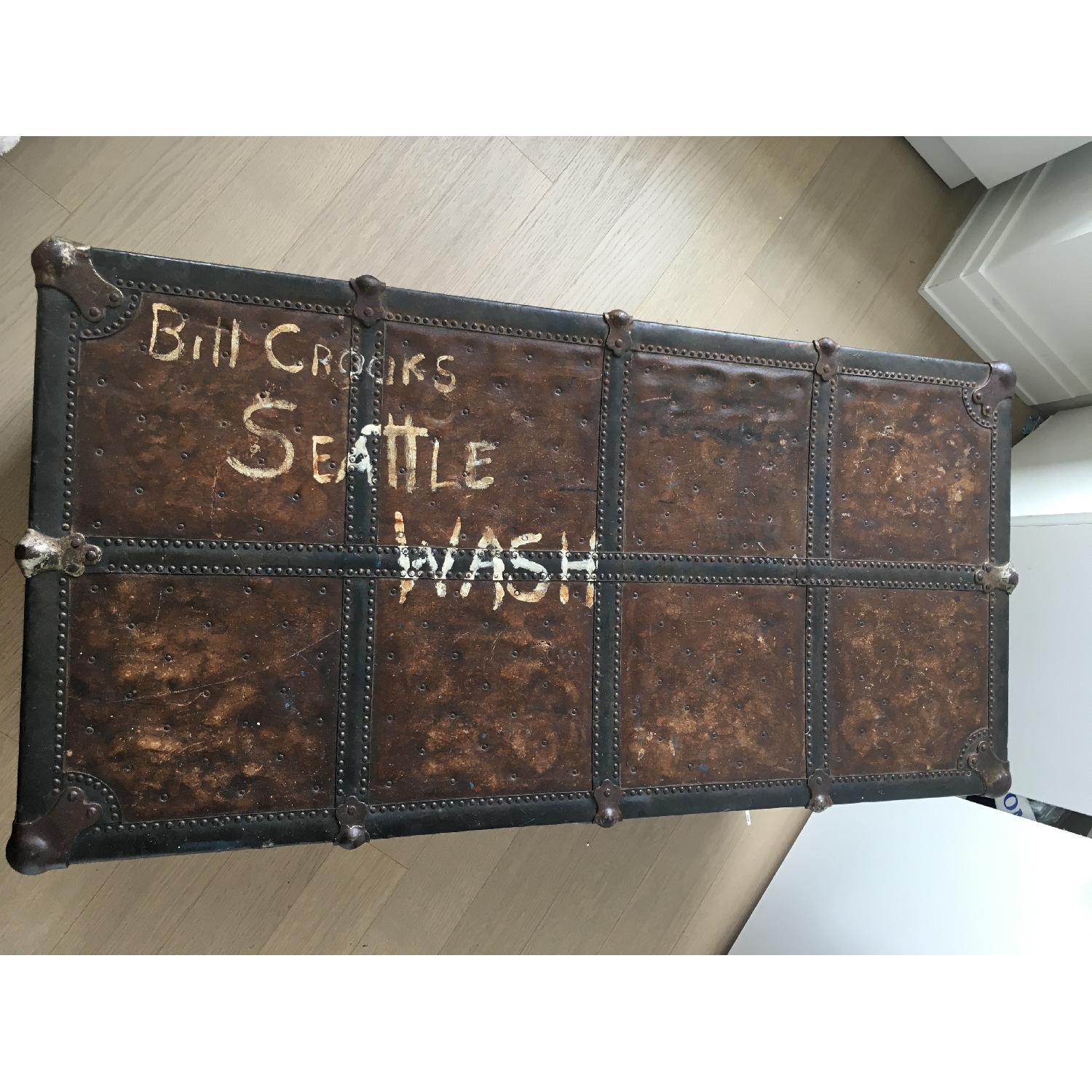 Herkert & Meisel Trunk Company Vintage Trunk - image-1