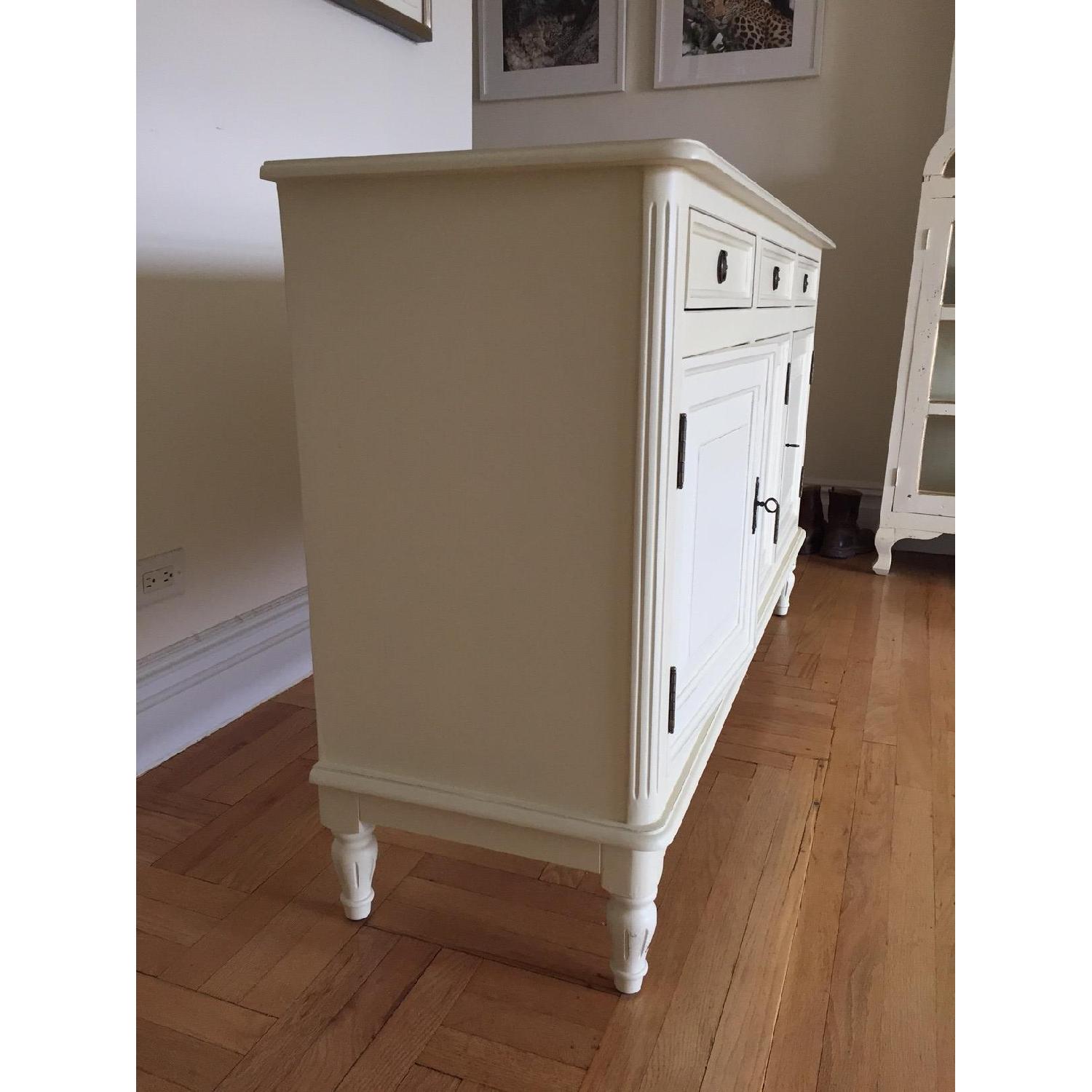 Ballard Designs Antique White Sideboard - image-2