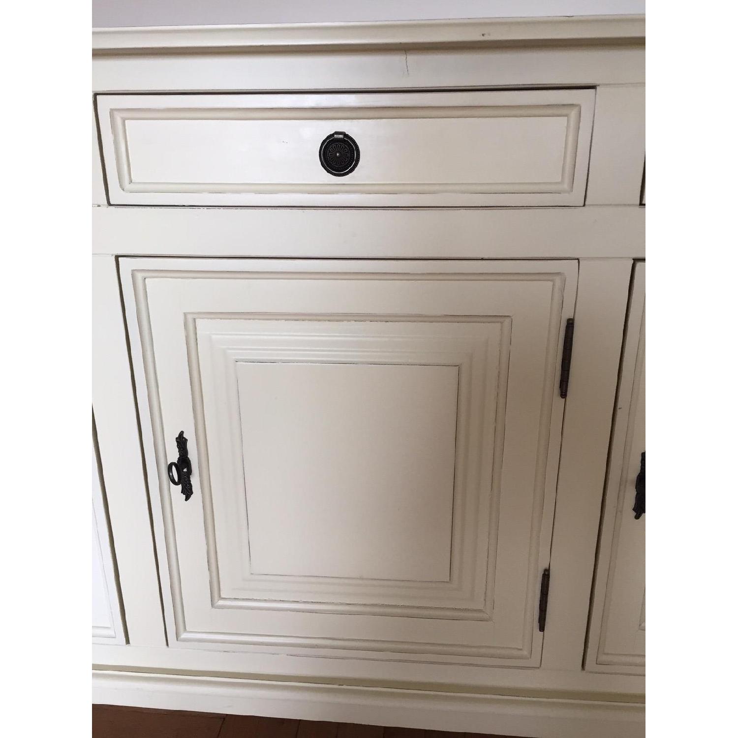 Ballard Designs Antique White Sideboard - image-4