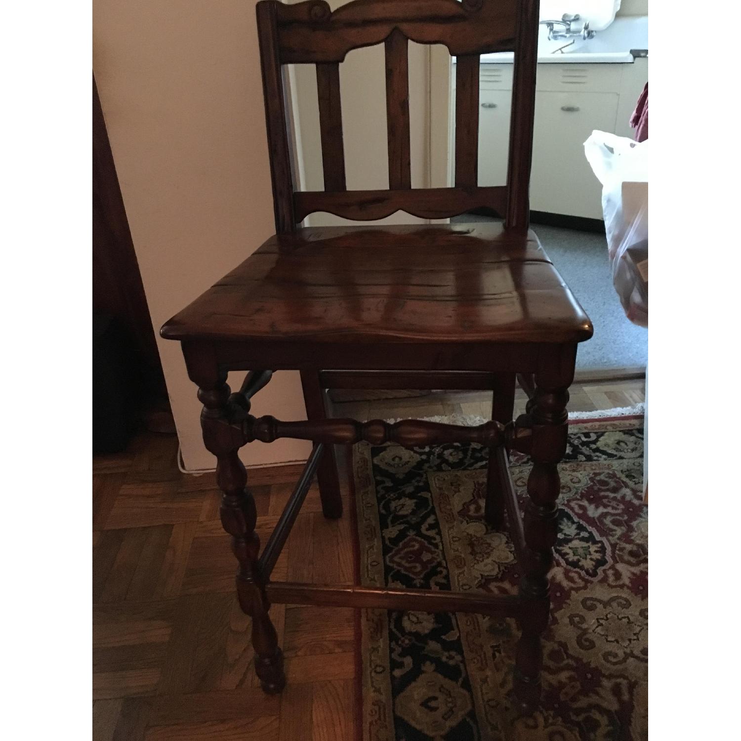 ABC Carpet and Home High Top Dining Table w/ 4 Chairs - image-5