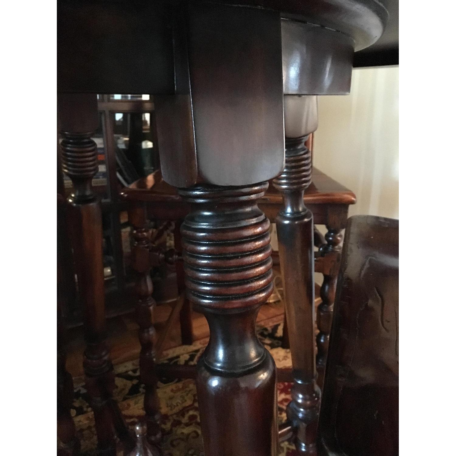 ABC Carpet and Home High Top Dining Table w/ 4 Chairs - image-8