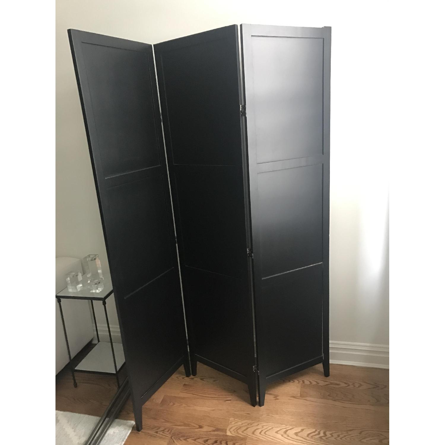 Addison Black Room Divider AptDeco