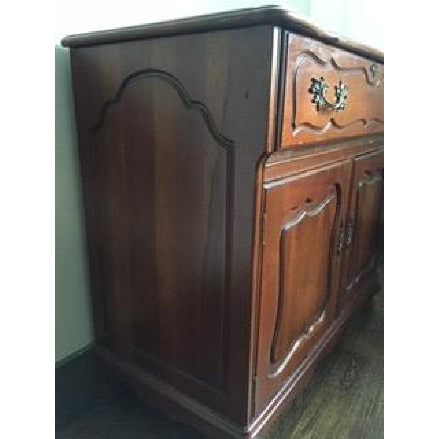 Antique Wooden Bar Cabinet - image-3