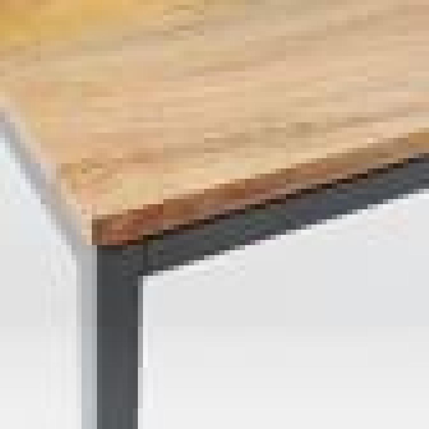 West Elm Box Frame Counter Table Wood - image-1