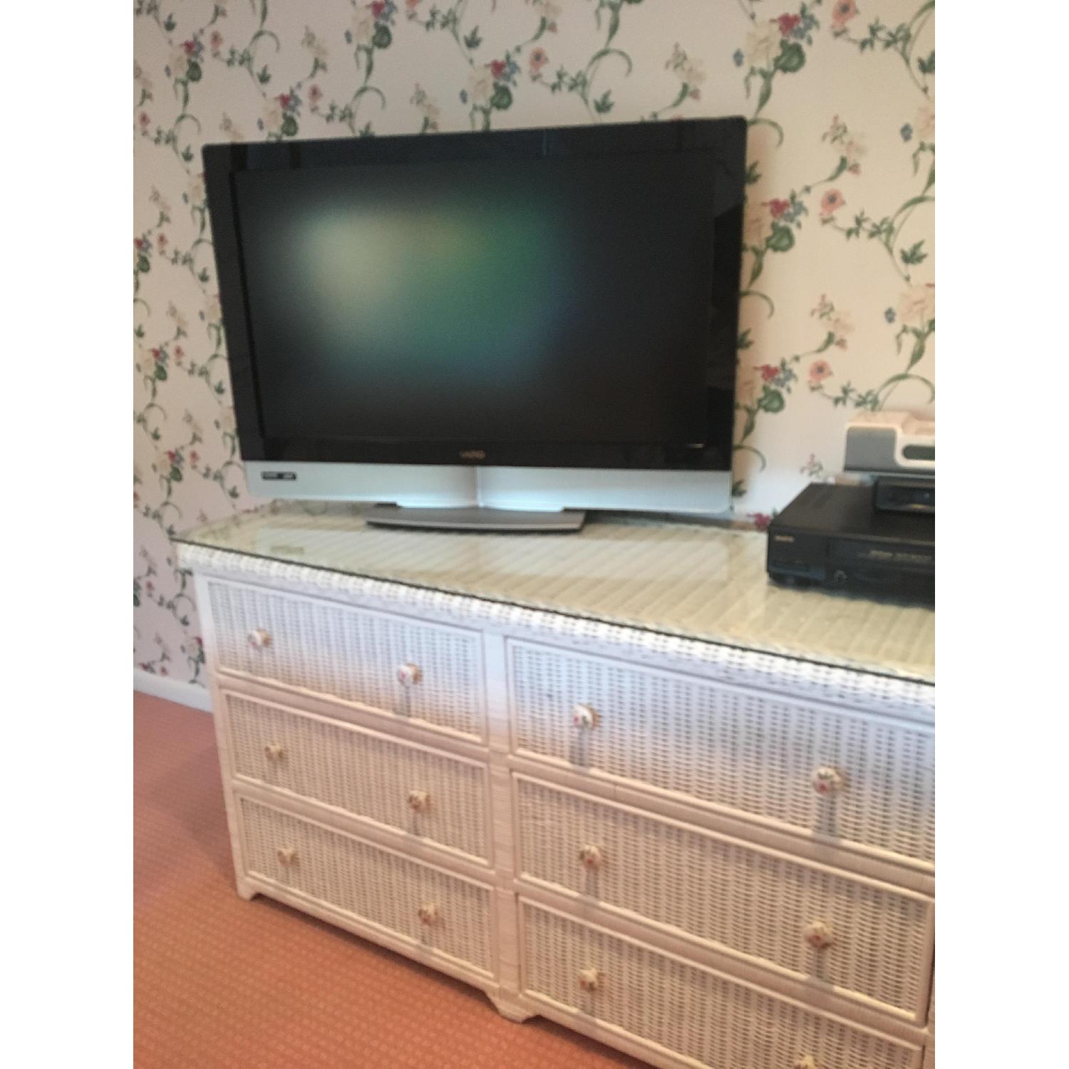 6 Drawer Wicker Dresser - image-2