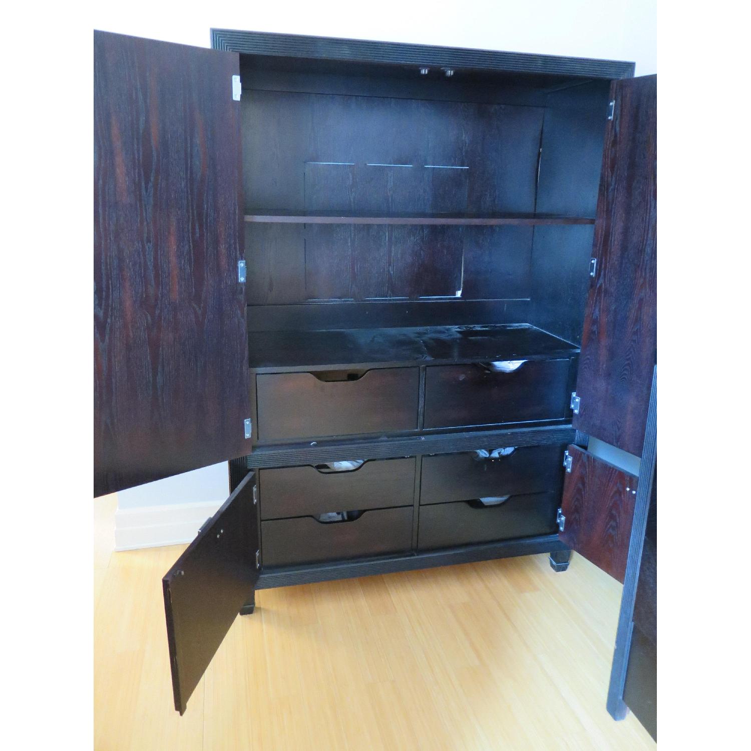 Bloomingdale's Harbor House Furniture Company Brown Wood Armoire - image-2