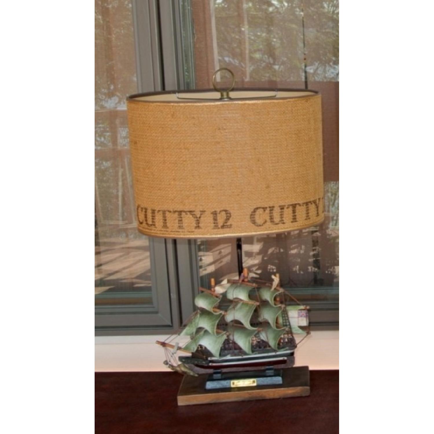 Cutty Sark Model Ship Lamps + Canvas - image-4