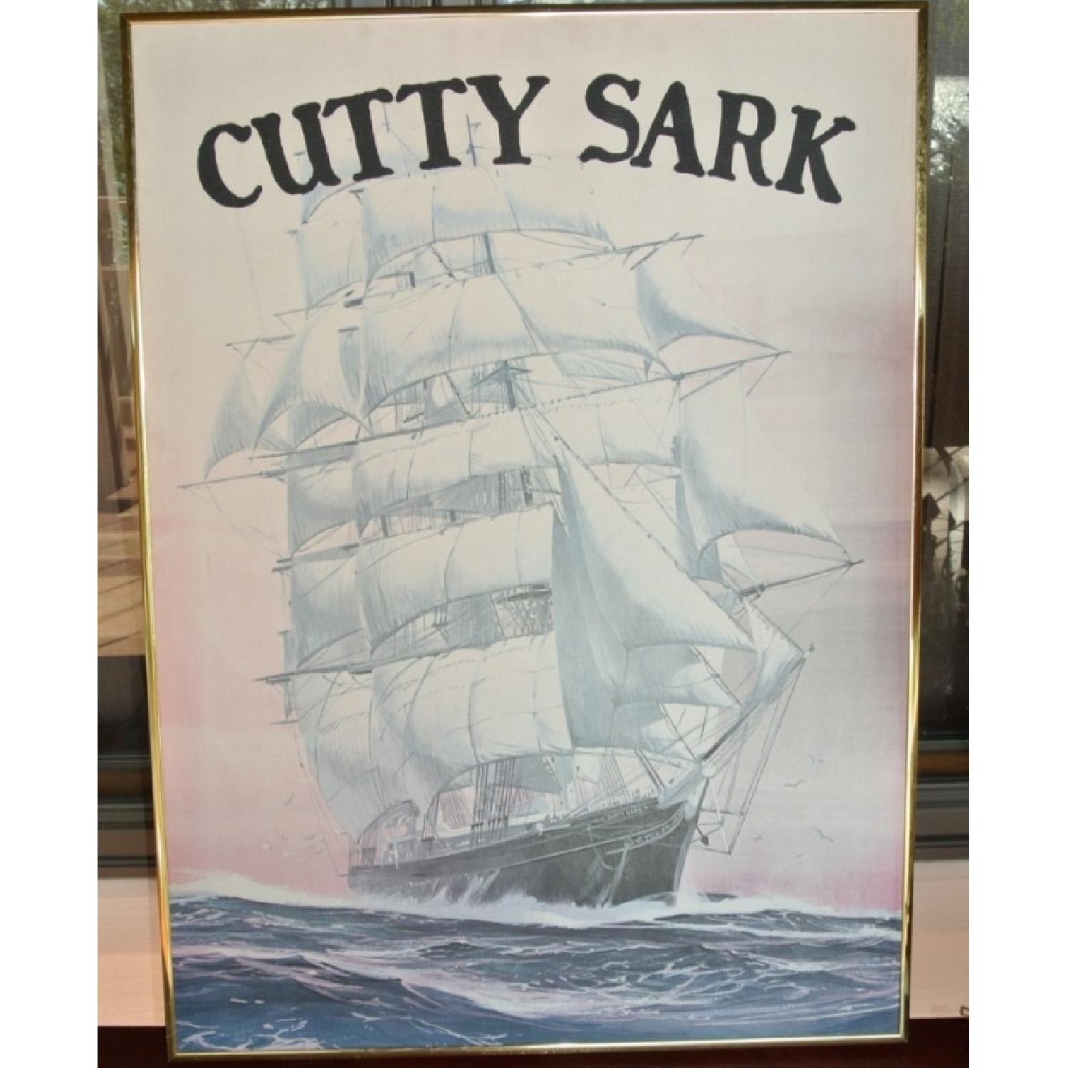 Cutty Sark Model Ship Lamps + Canvas - image-5