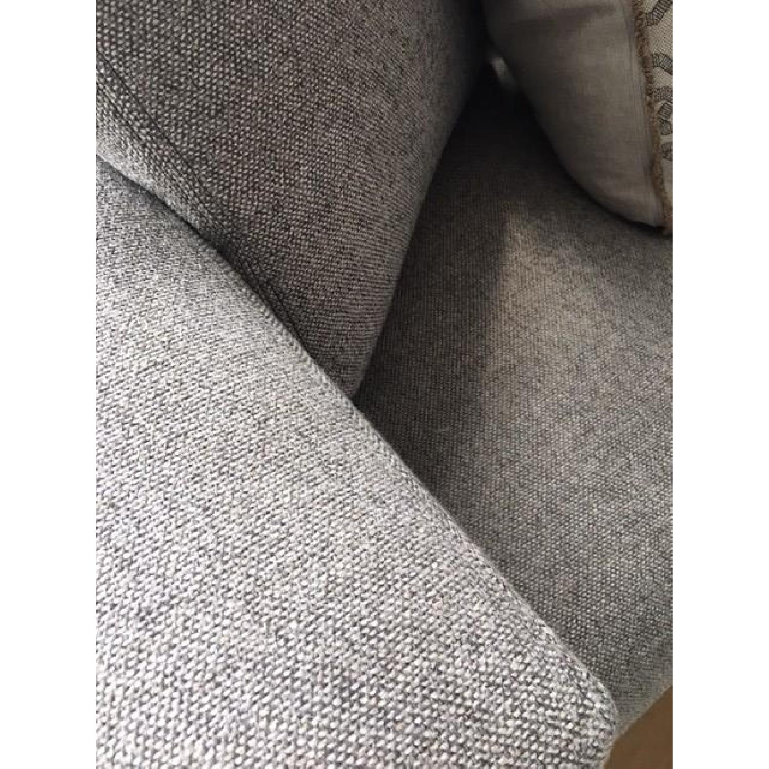 Room & Board Metro Sofa w/ Chaise in Tatum Grey Boucle - image-3