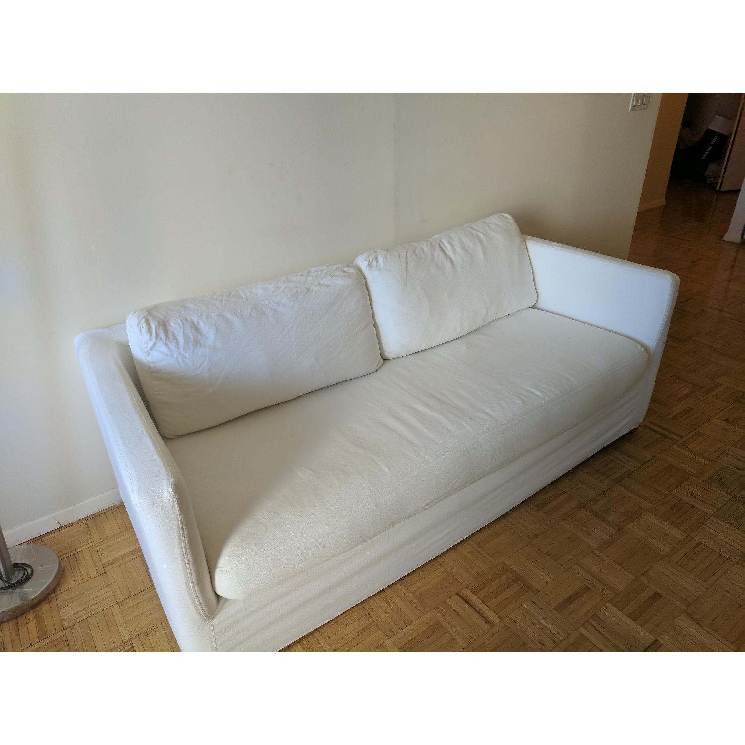 Homenature Montauk White Sofa - image-1
