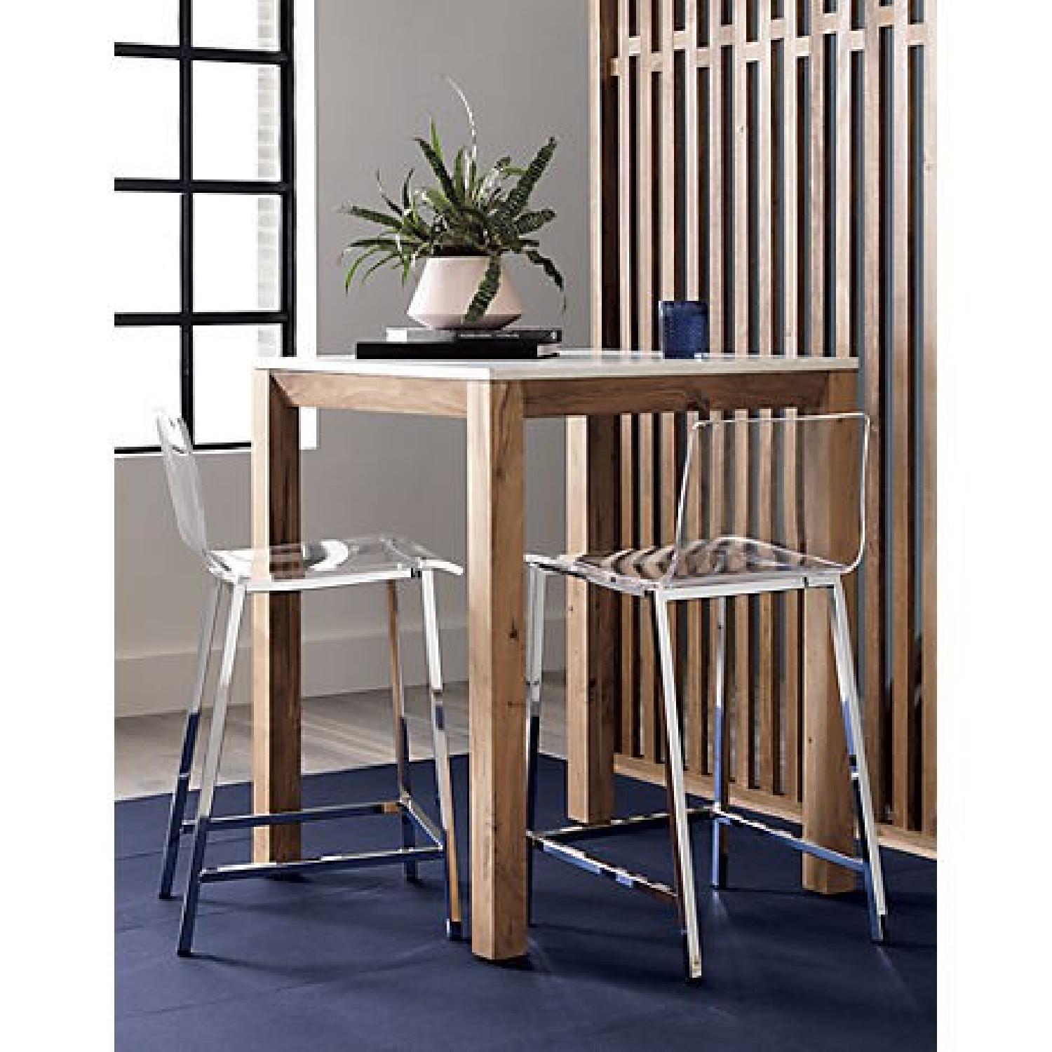 CB2 Vapor Acrylic Counter Stools - Thumbnail 4