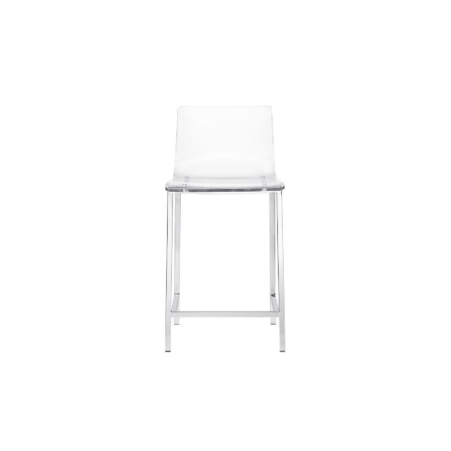 CB2 Vapor Acrylic Counter Stools - Thumbnail 5