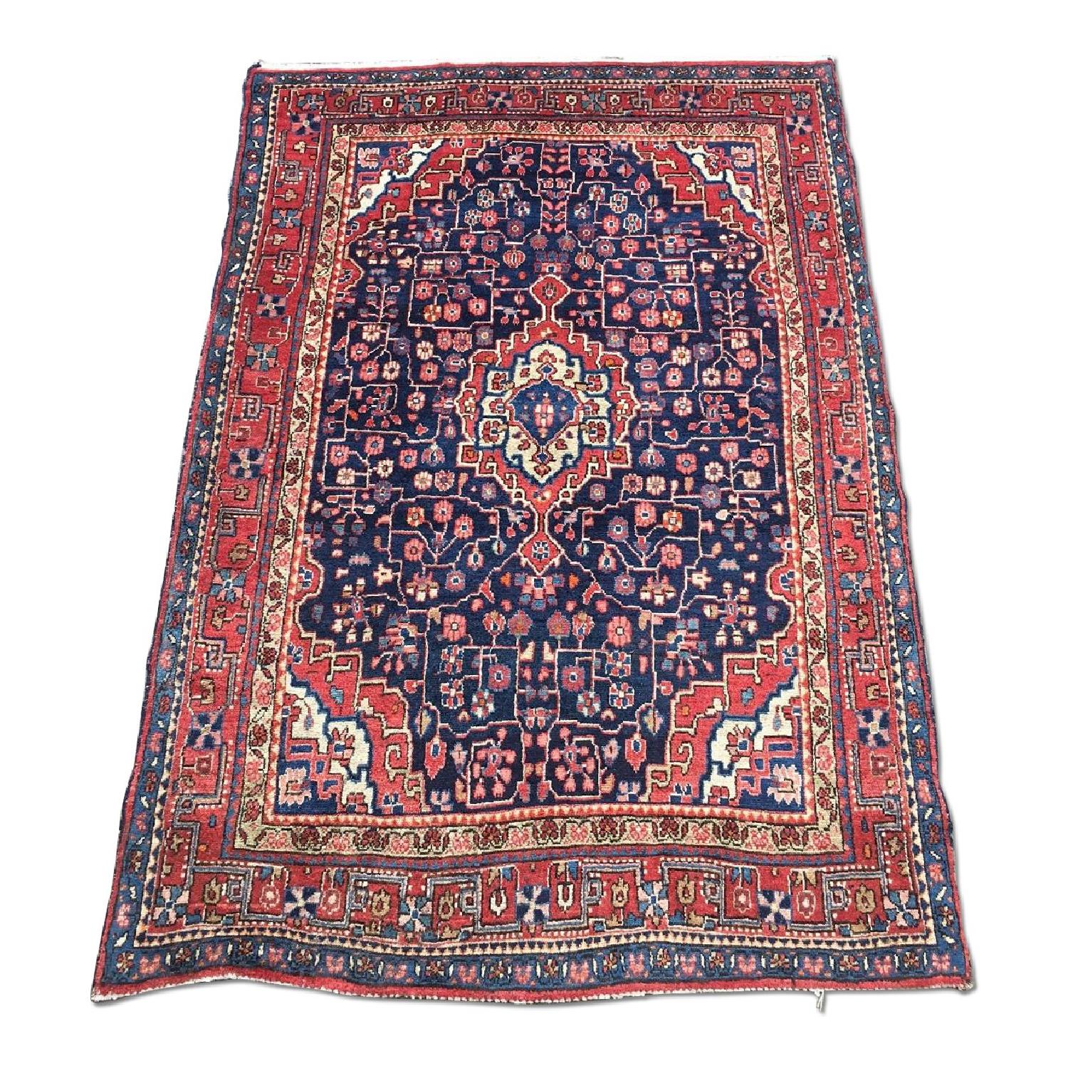Persian/Afghani Hand Woven Small Rug - AptDeco