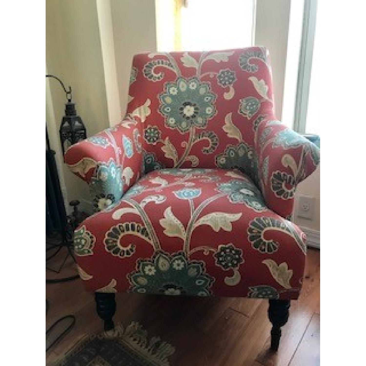 Target Candace Floral Upholstered Armchair - image-1