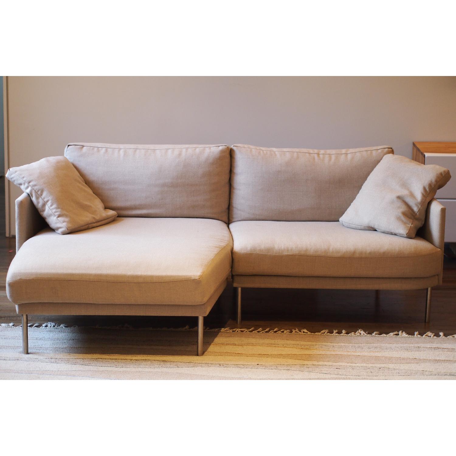 Design Within Reach Camber Sectional Sofa in Lama Tweed - image-2