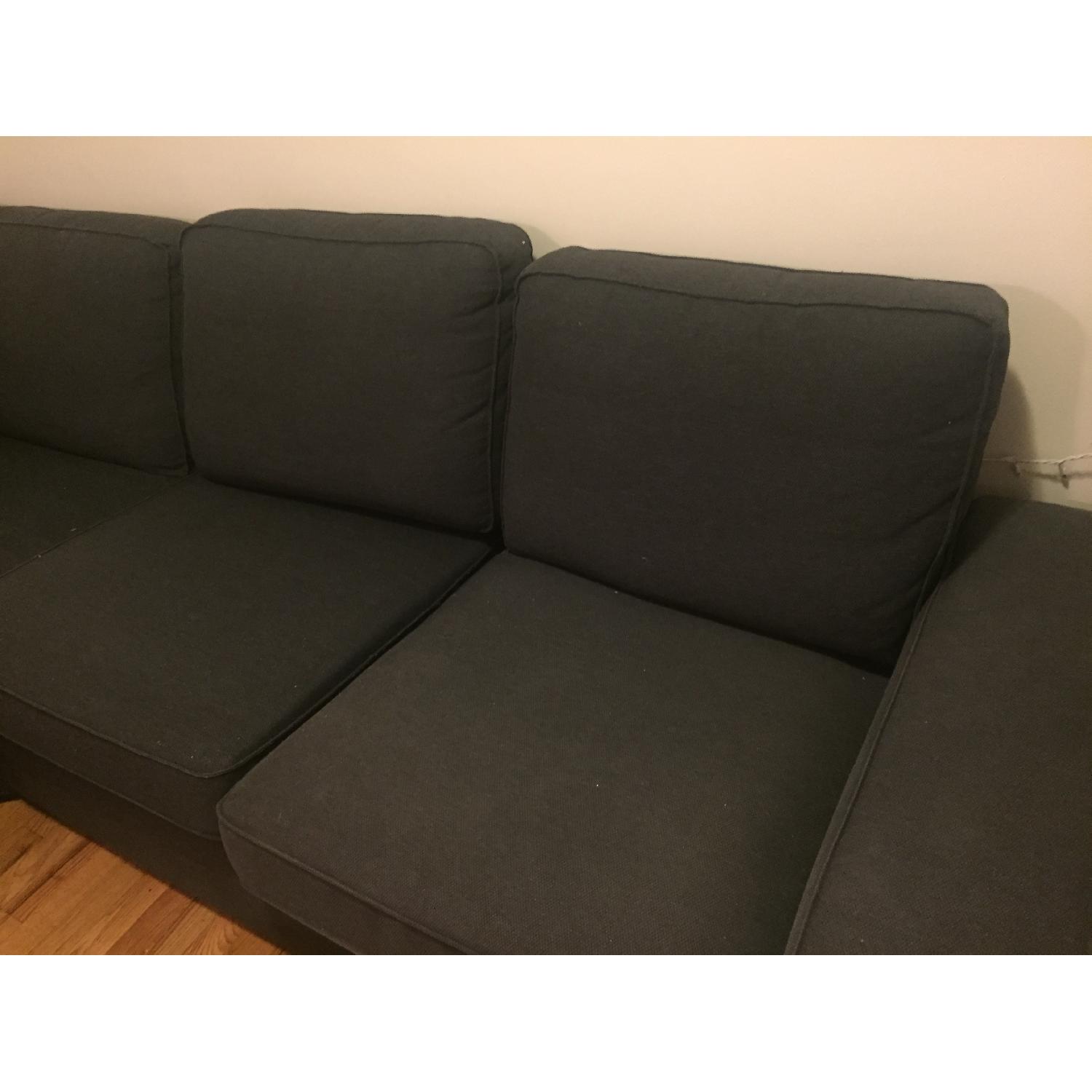 Ikea Kivik Corner Sectional Sofa in Grey - image-1