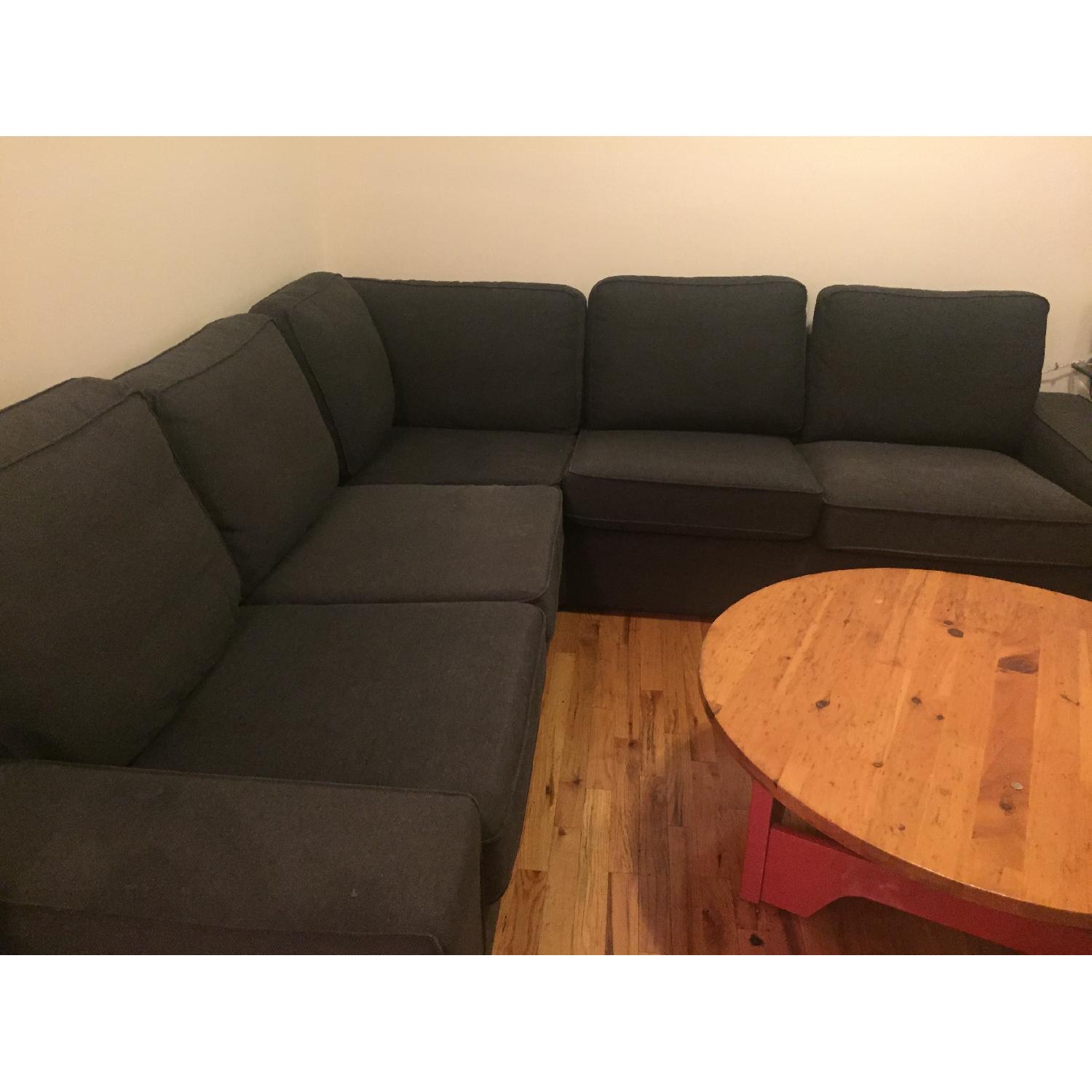 Ikea Kivik Corner Sectional Sofa in Grey - image-2
