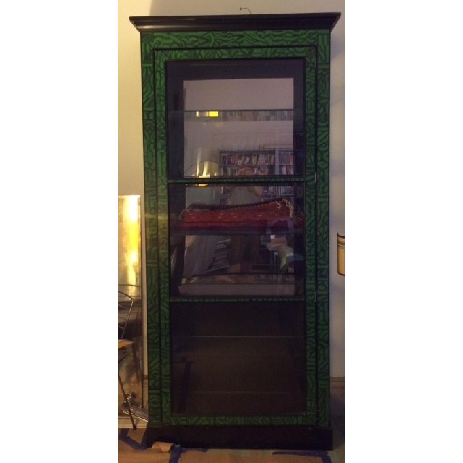 Baker Furniture Art Deco Curio Cabinet - image-1