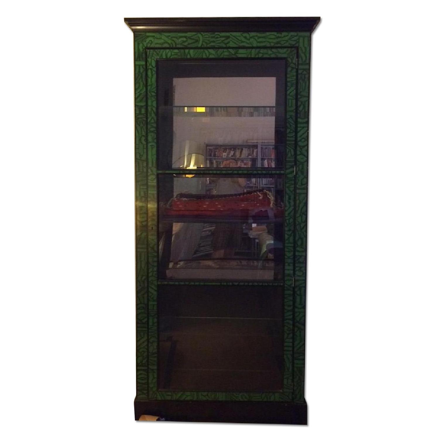 Baker Furniture Art Deco Curio Cabinet - image-0