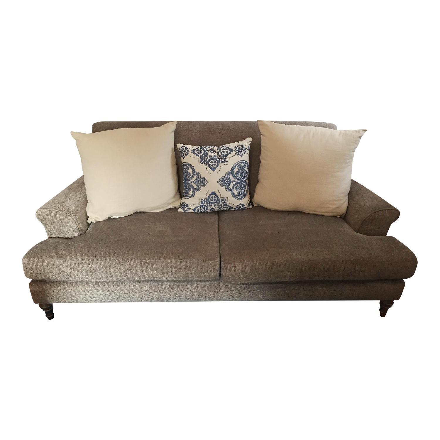 Crate & Barrel Camilla 2 Seat Sofa w/ Pillows - image-6