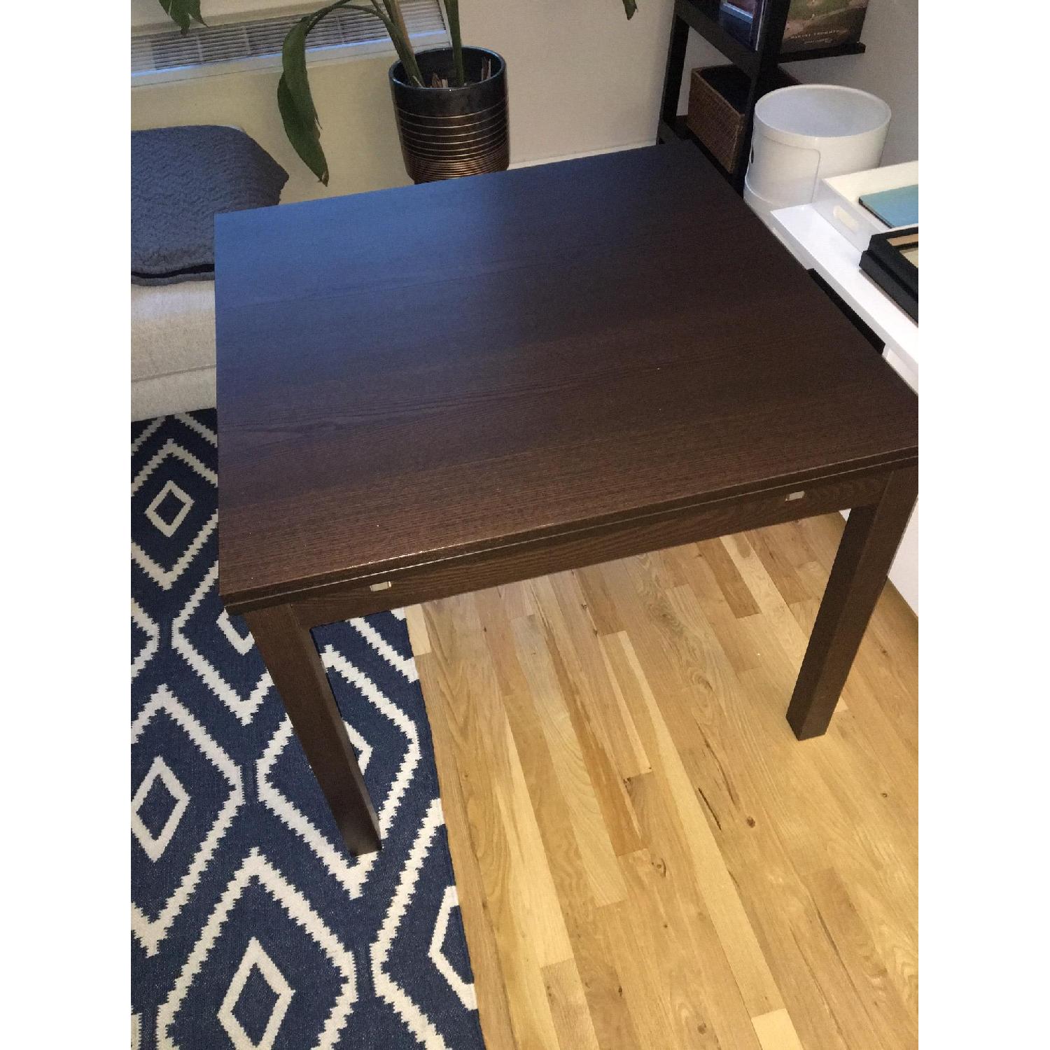 Ikea Bjursta Extendable Dining Table in Brown - image-4