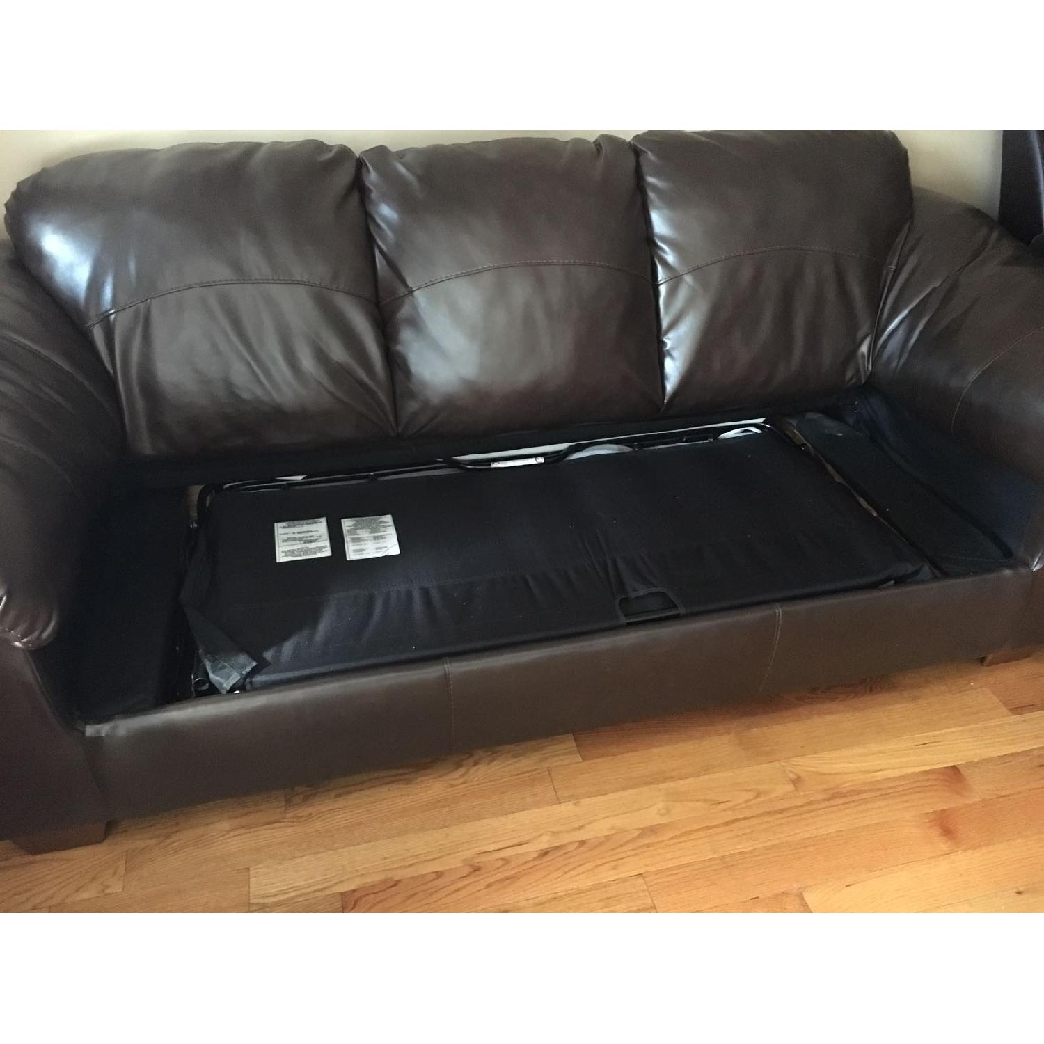 Ashley's DuraBlend Contemporary Cafe PU Full Sleeper Sofa - image-5