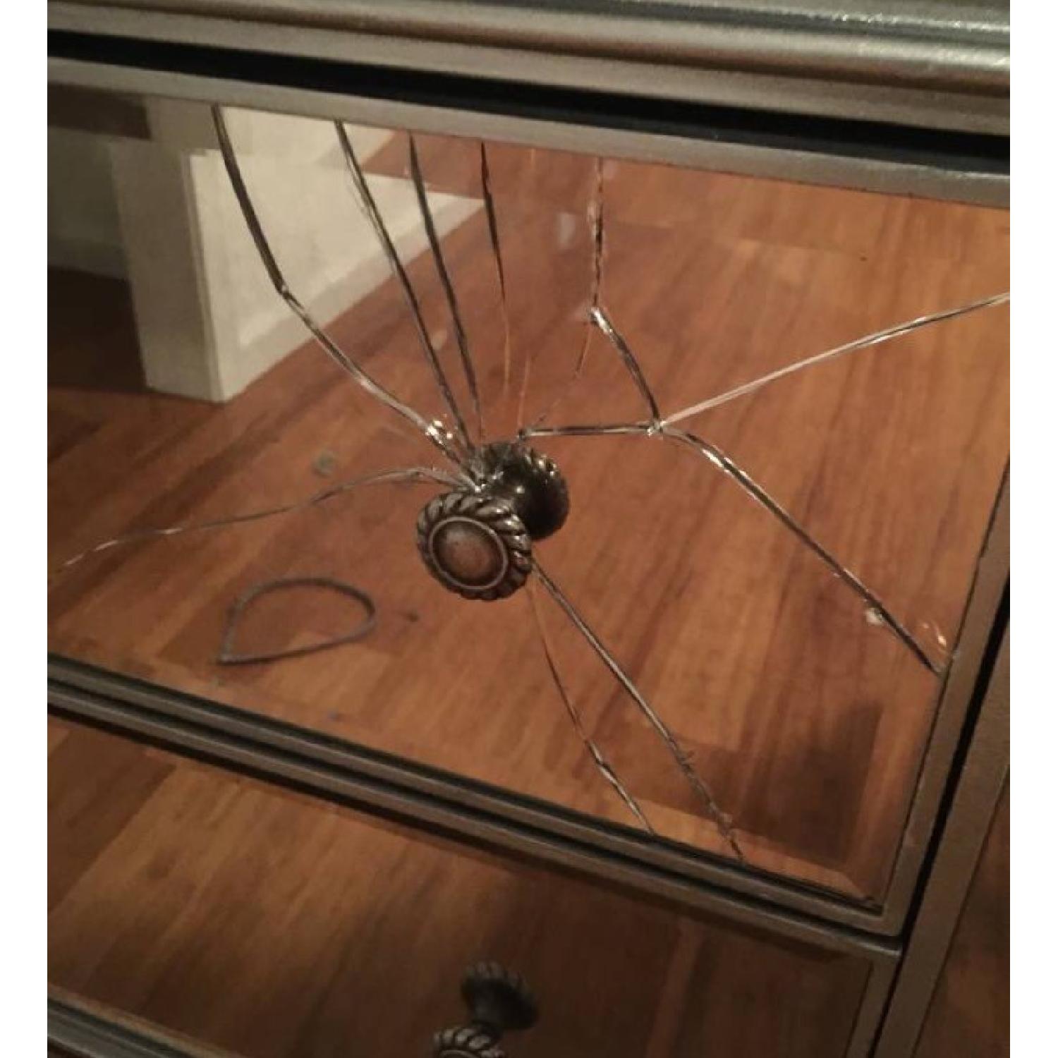 Pier 1 Hayworth Mirrored 4 Drawer Dresser - image-2