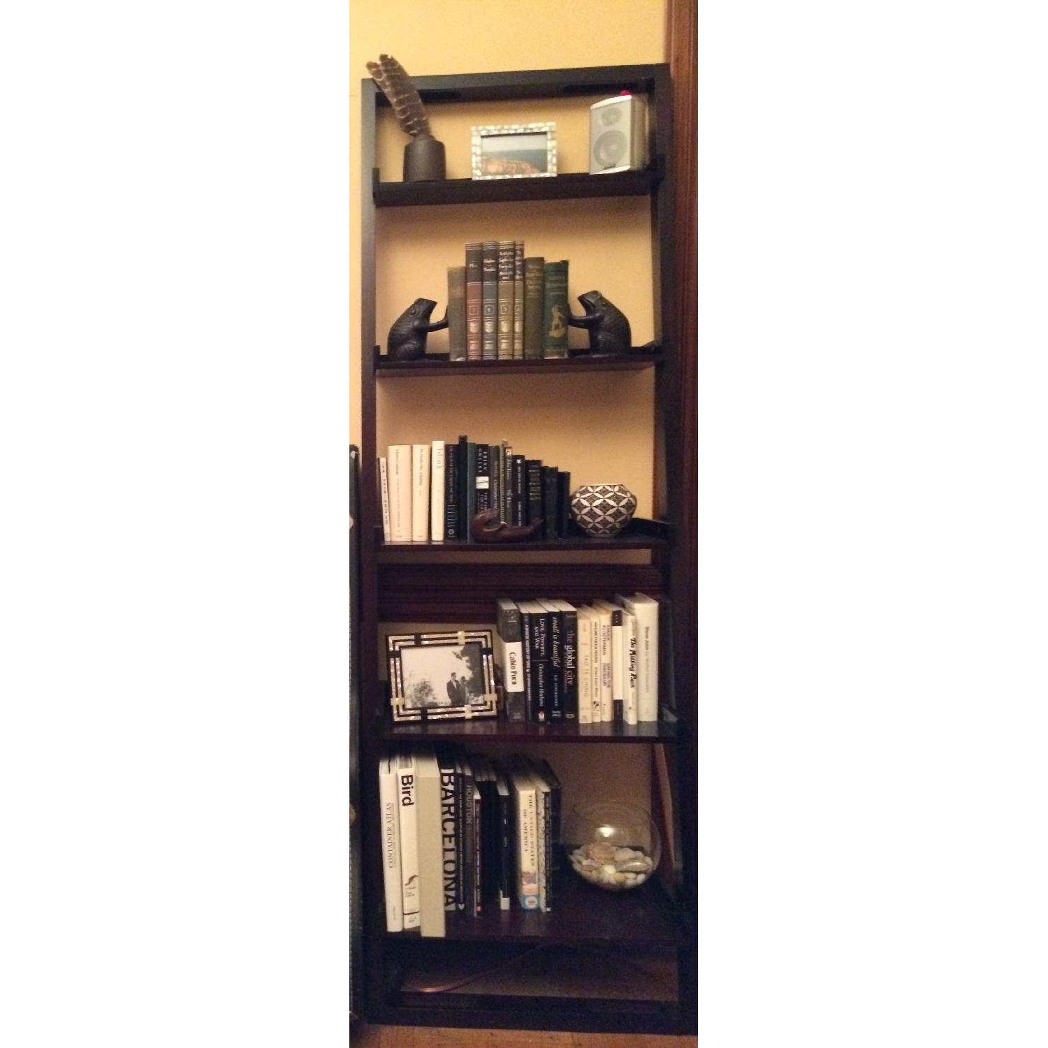 Crate & Barrel Sloane Leaning Bookshelf - image-1