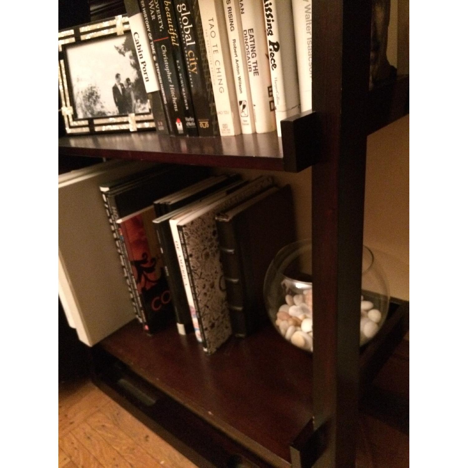 Crate & Barrel Sloane Leaning Bookshelf - image-3