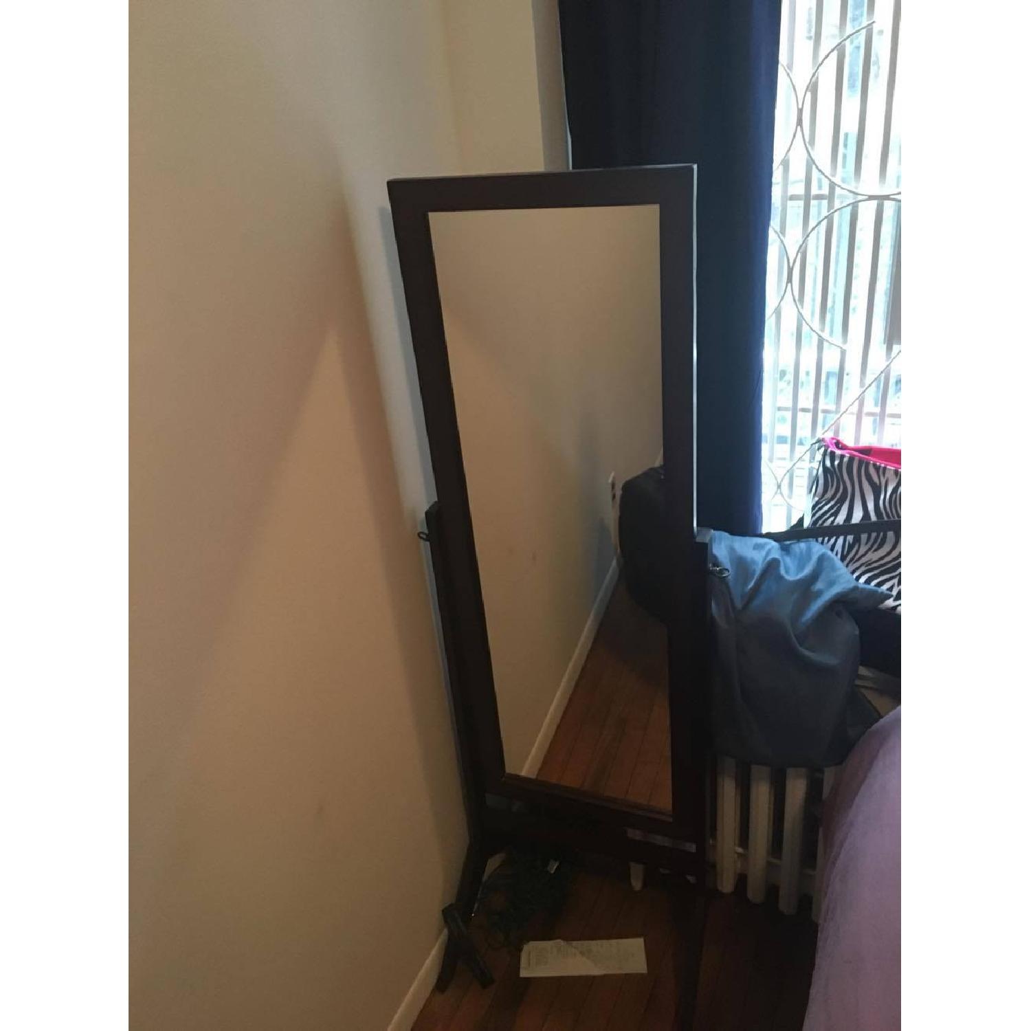 Crown Mark Cheval Mirror in Brown - image-1