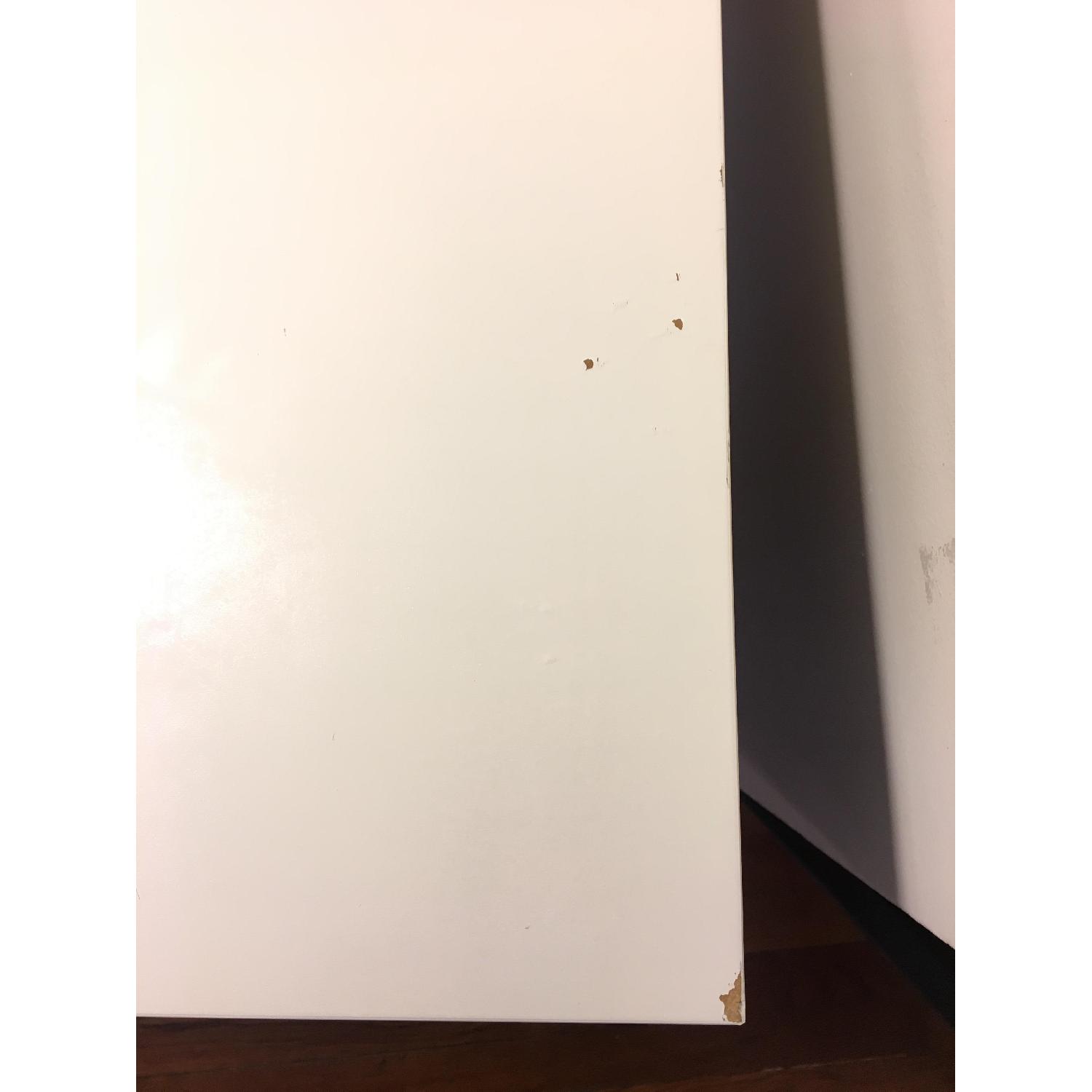 Ikea White Desk w/ Metal Legs - image-2