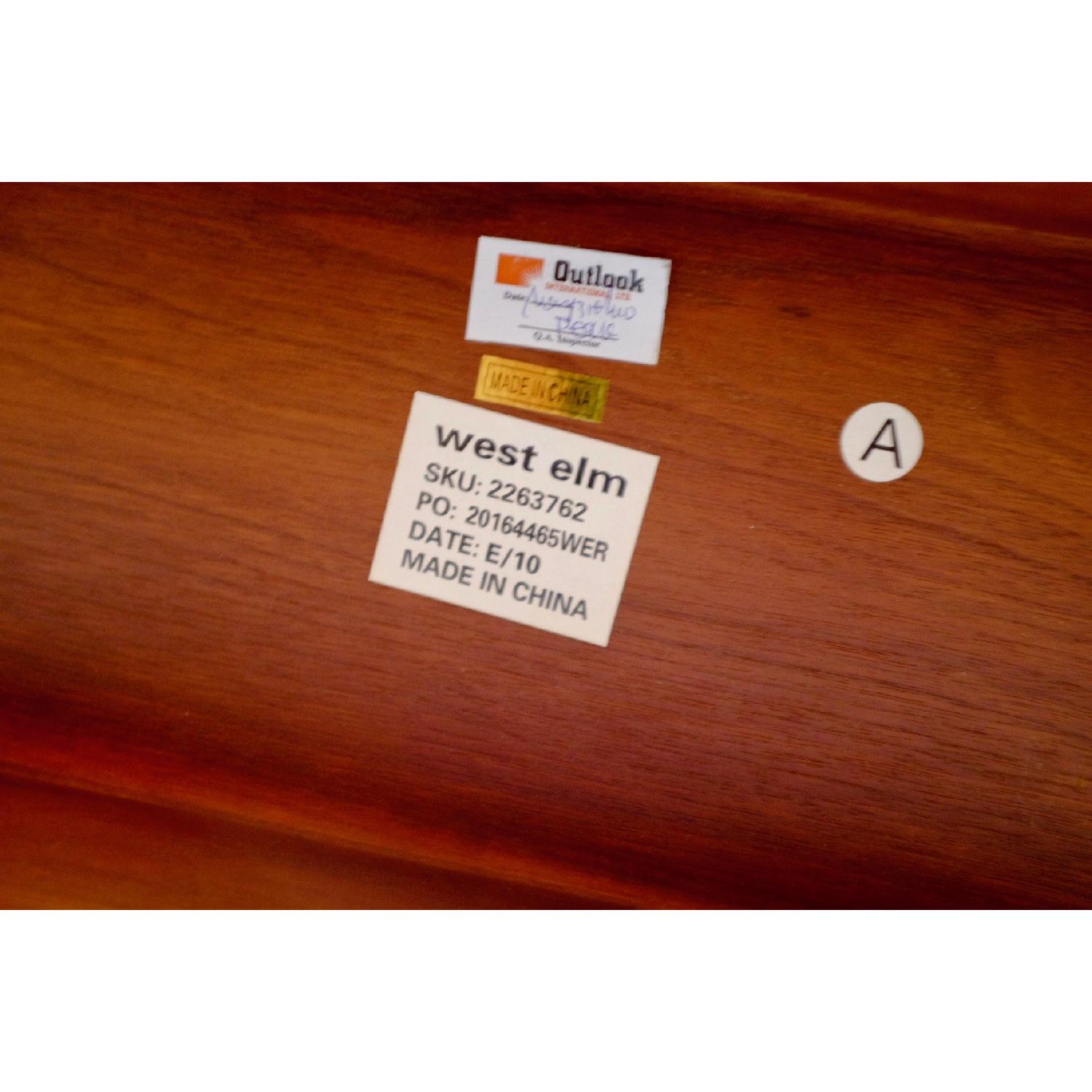 West Elm Pratt Desk in Walnut & White - image-4