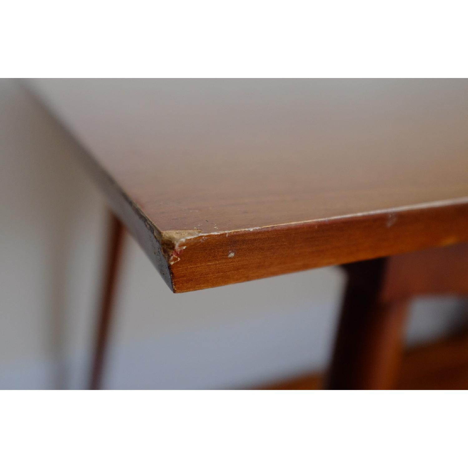 West Elm Pratt Desk in Walnut & White - image-7