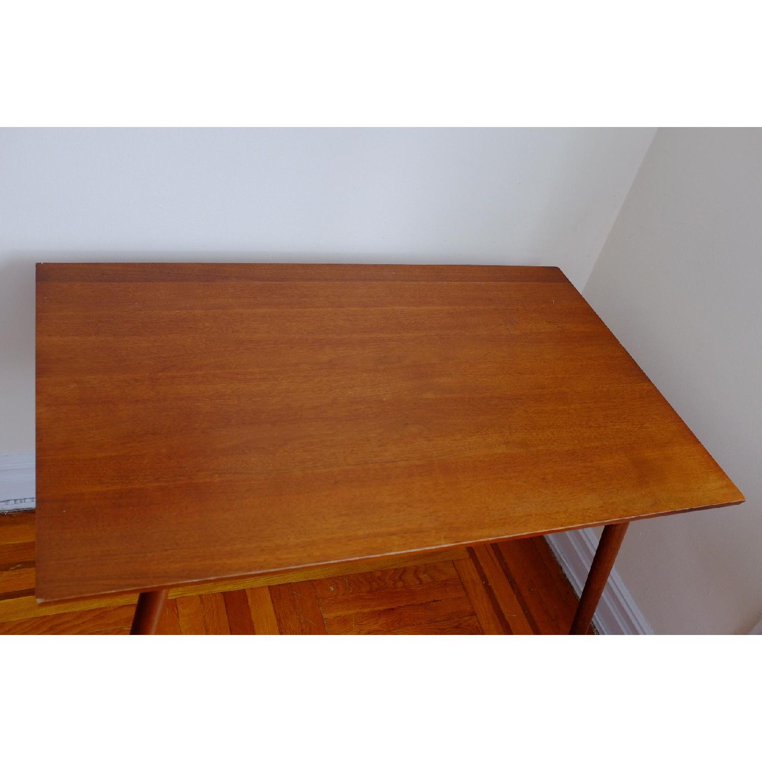 West Elm Pratt Desk in Walnut & White - image-11