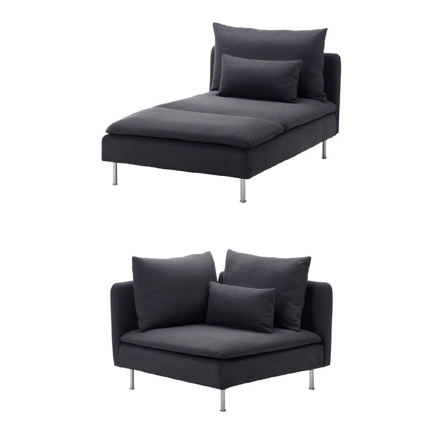 Ikea Soderhamn Grey Sectional Sofa - image-3