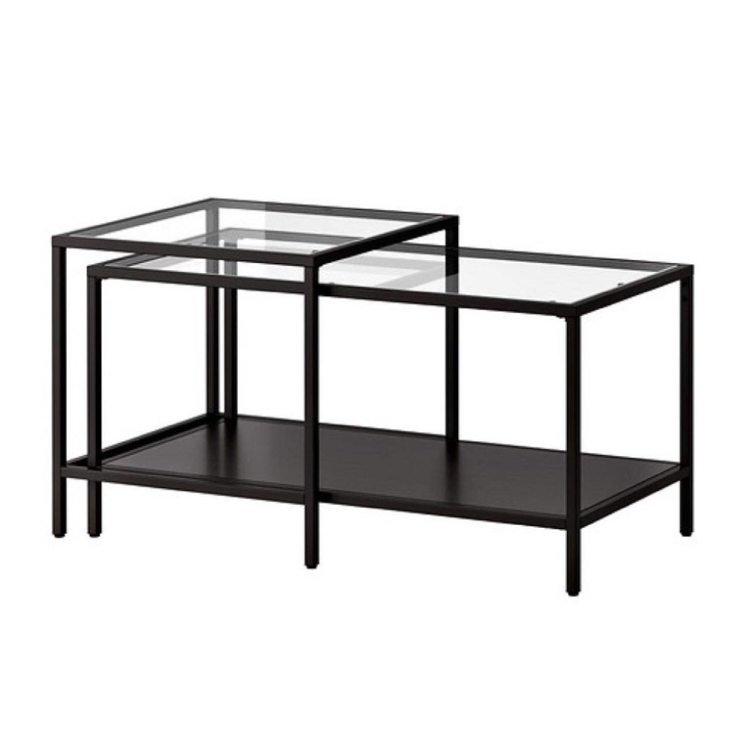 Ikea Vittsjo Nesting Coffee Tables - image-0