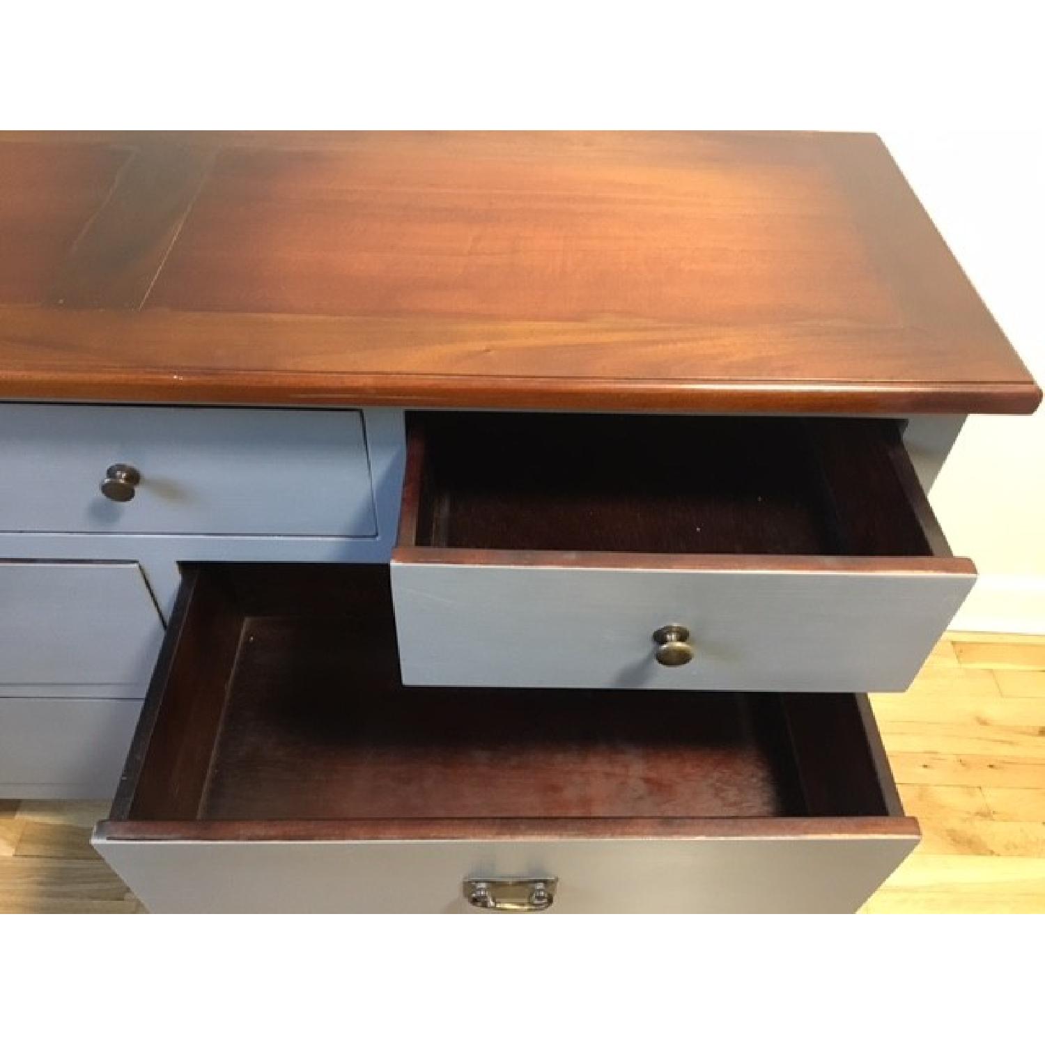 princess polly baby blue dress Nadeau Furniture Wood Dresser in Slate Blue