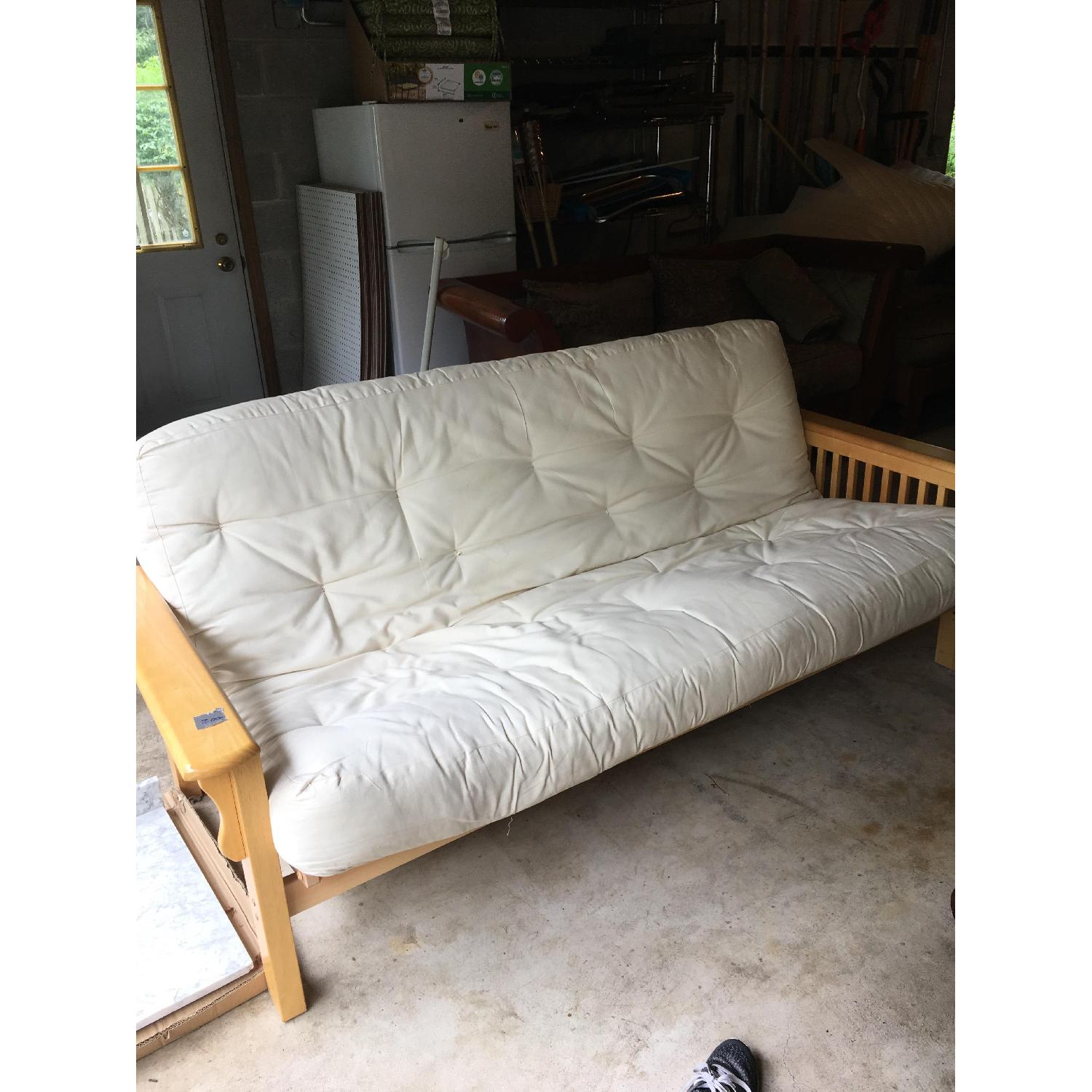 Wood Frame Futon - image-1