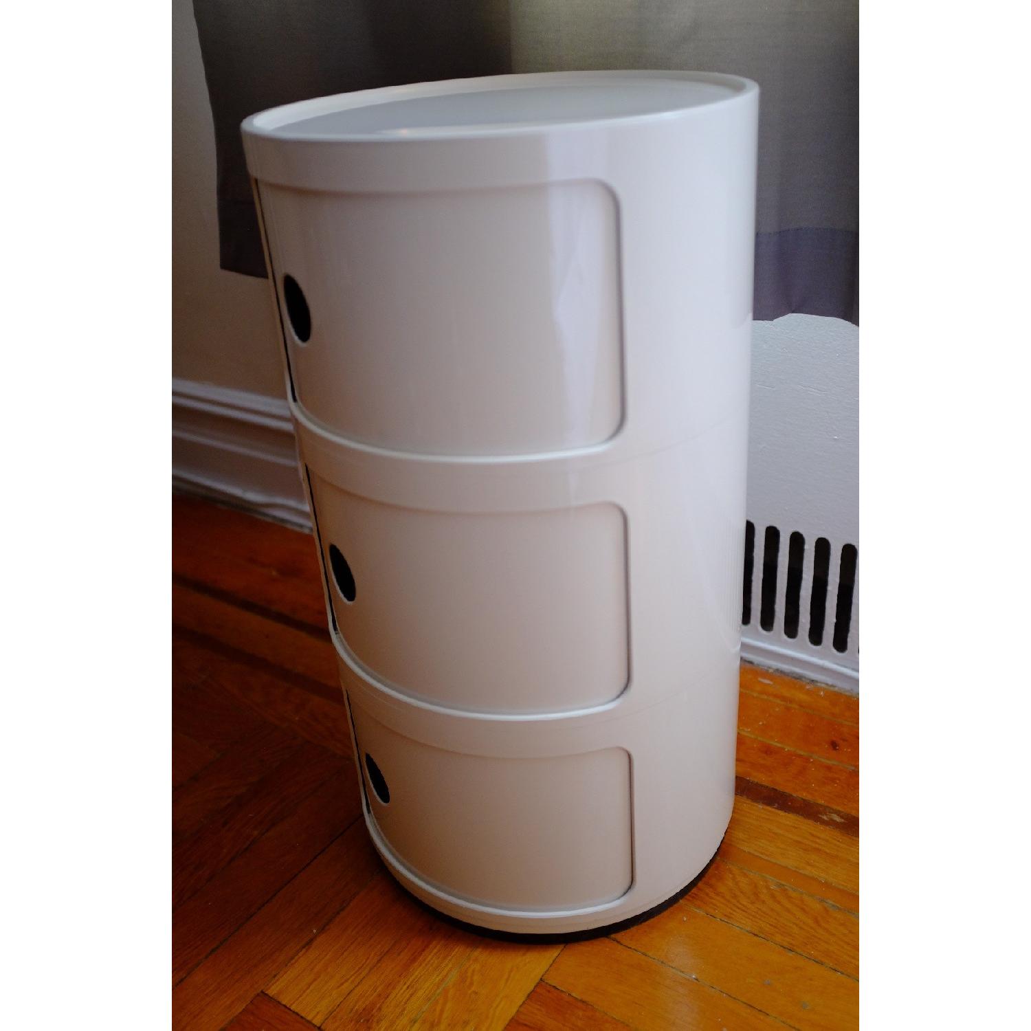 Kartell White 3-Tier Componibili Storage Unit - image-4