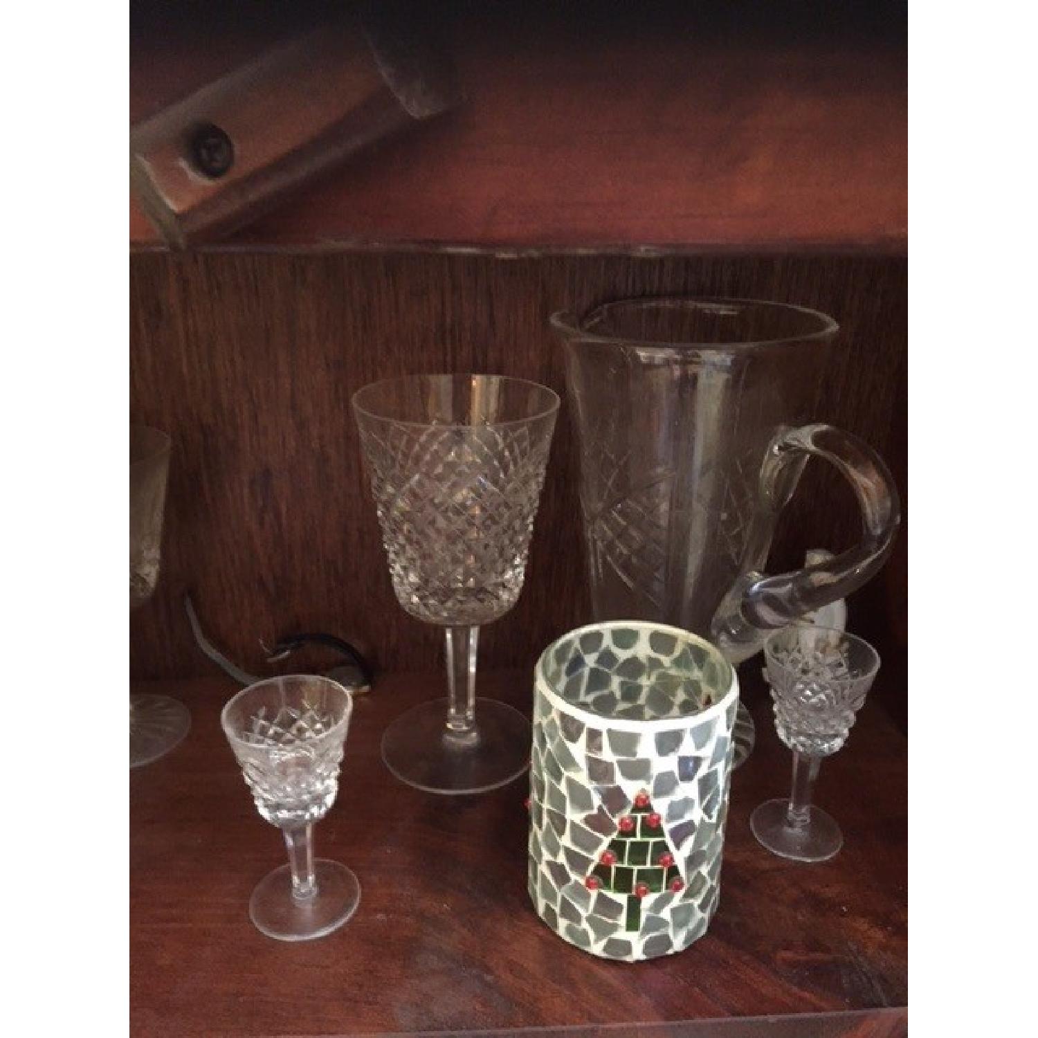 Rustic Pine Storage Cabinet w/ 3 Shelves & 2 Drawers - image-3